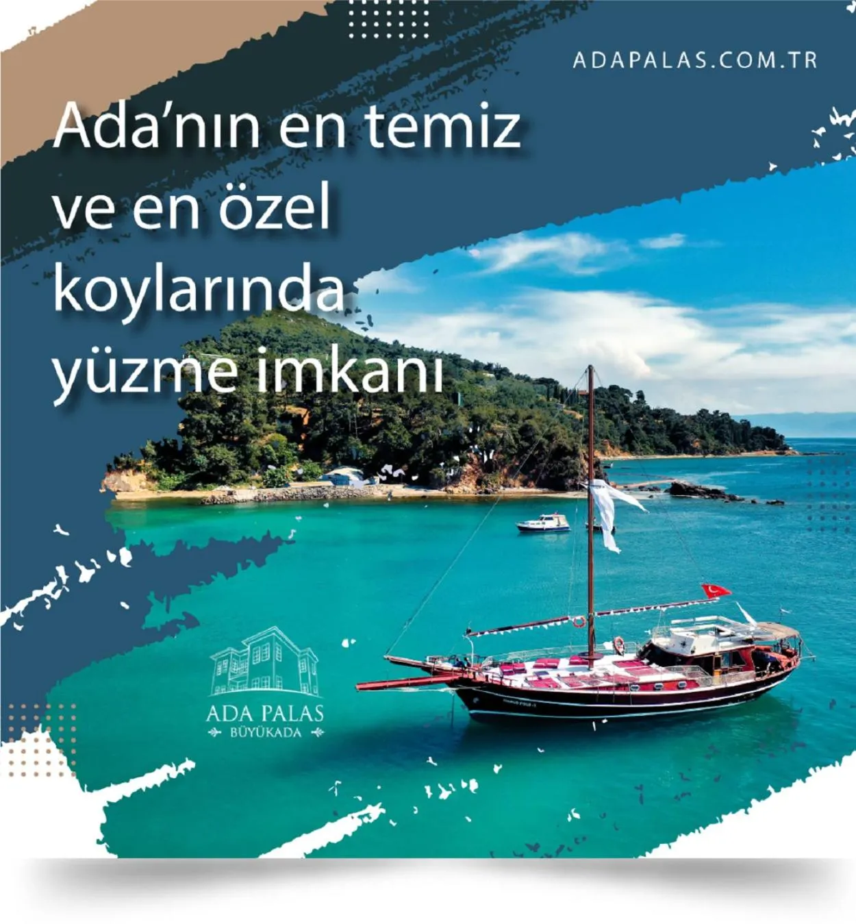 Area and facilities in Ada Palas Buyukada