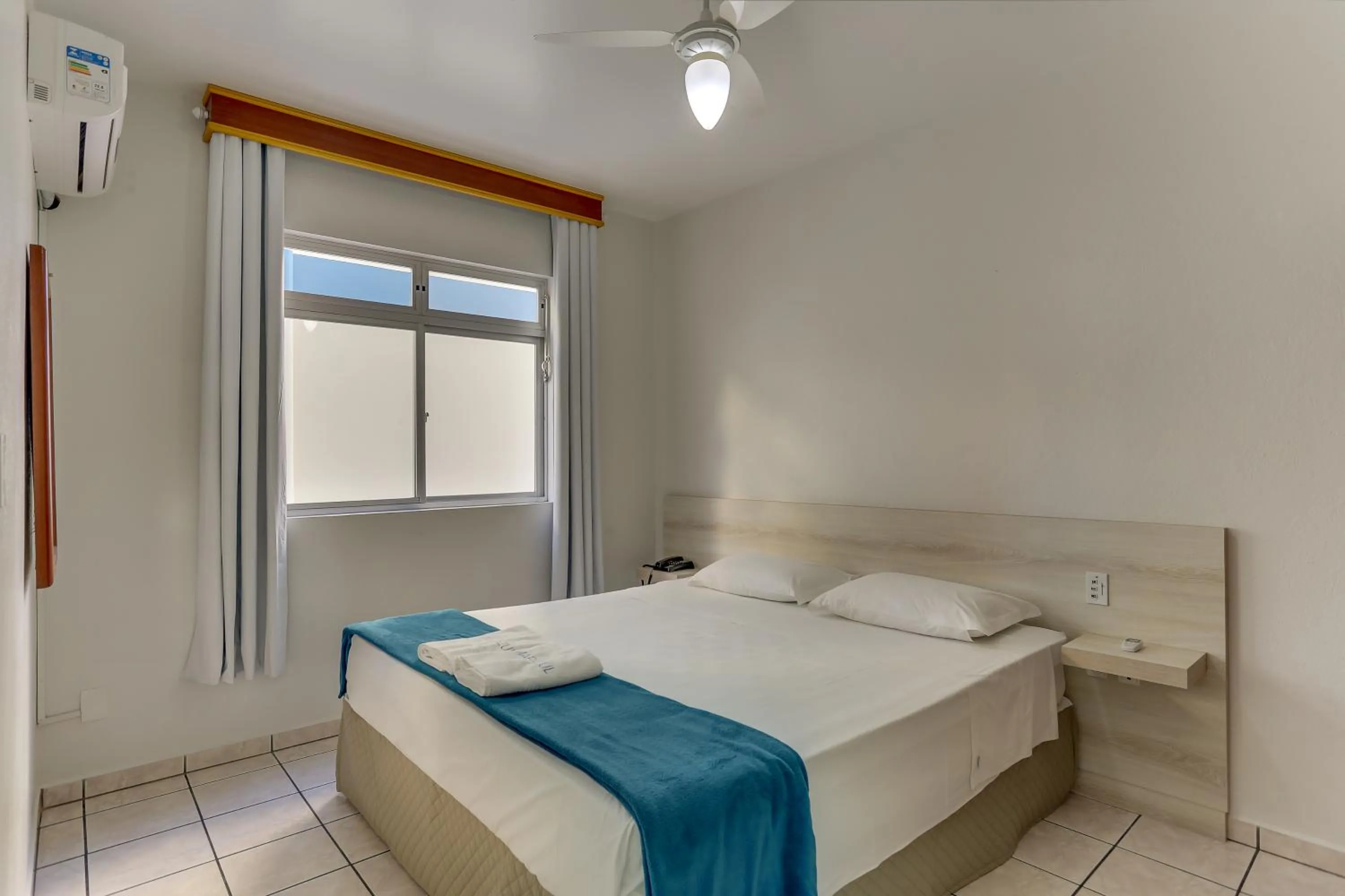 Bed in Marazul Apart Hotel