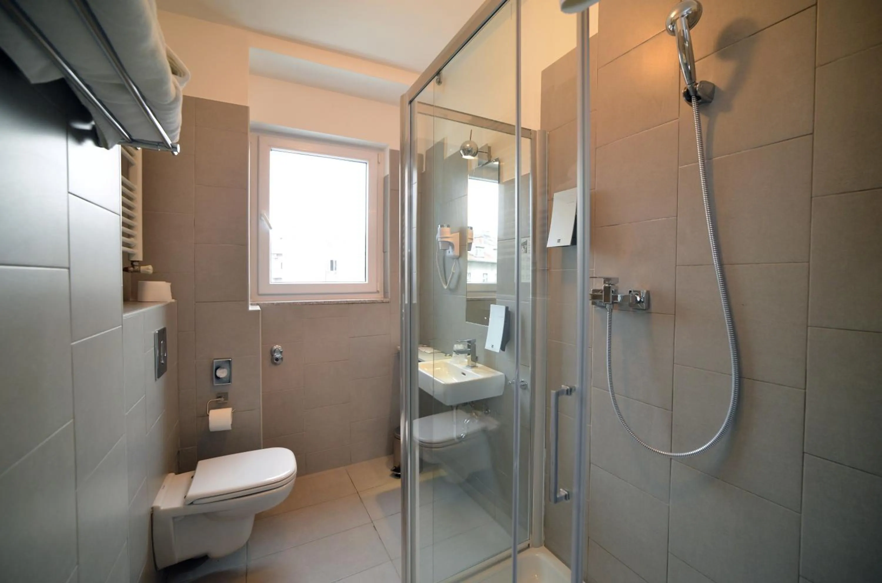 Shower in Garden Hotel