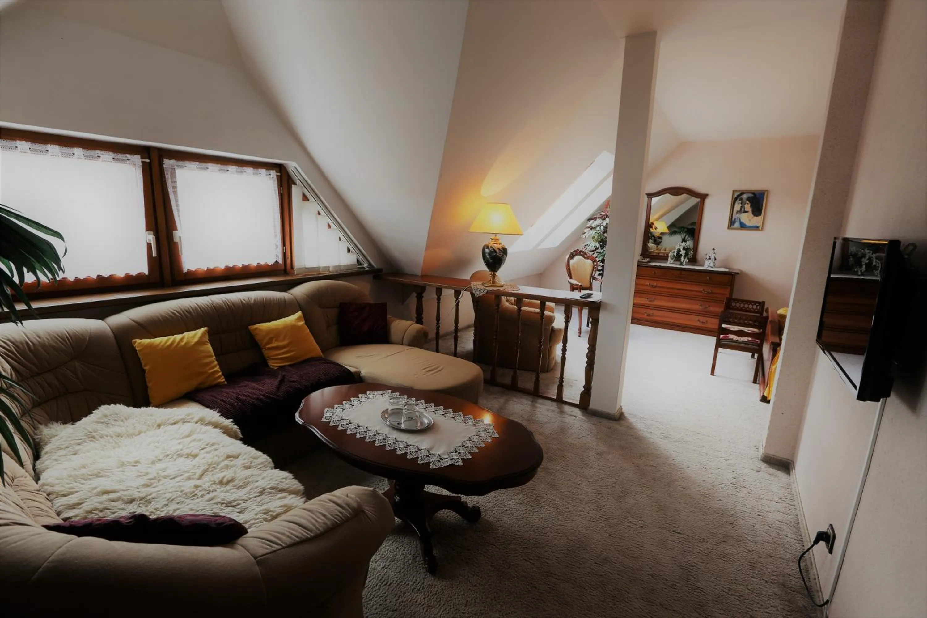 Living room in Penzion Panda