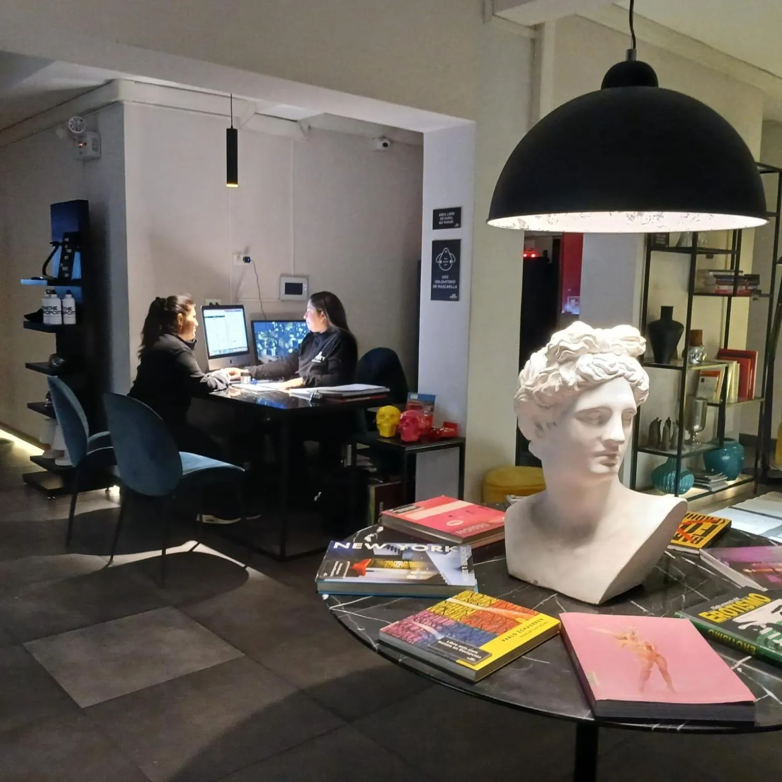 Lobby or reception in The PopCity Hotel