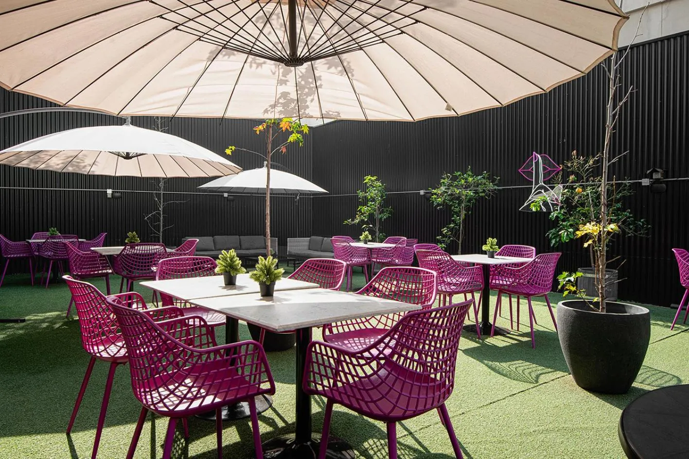 Patio in The PopCity Hotel