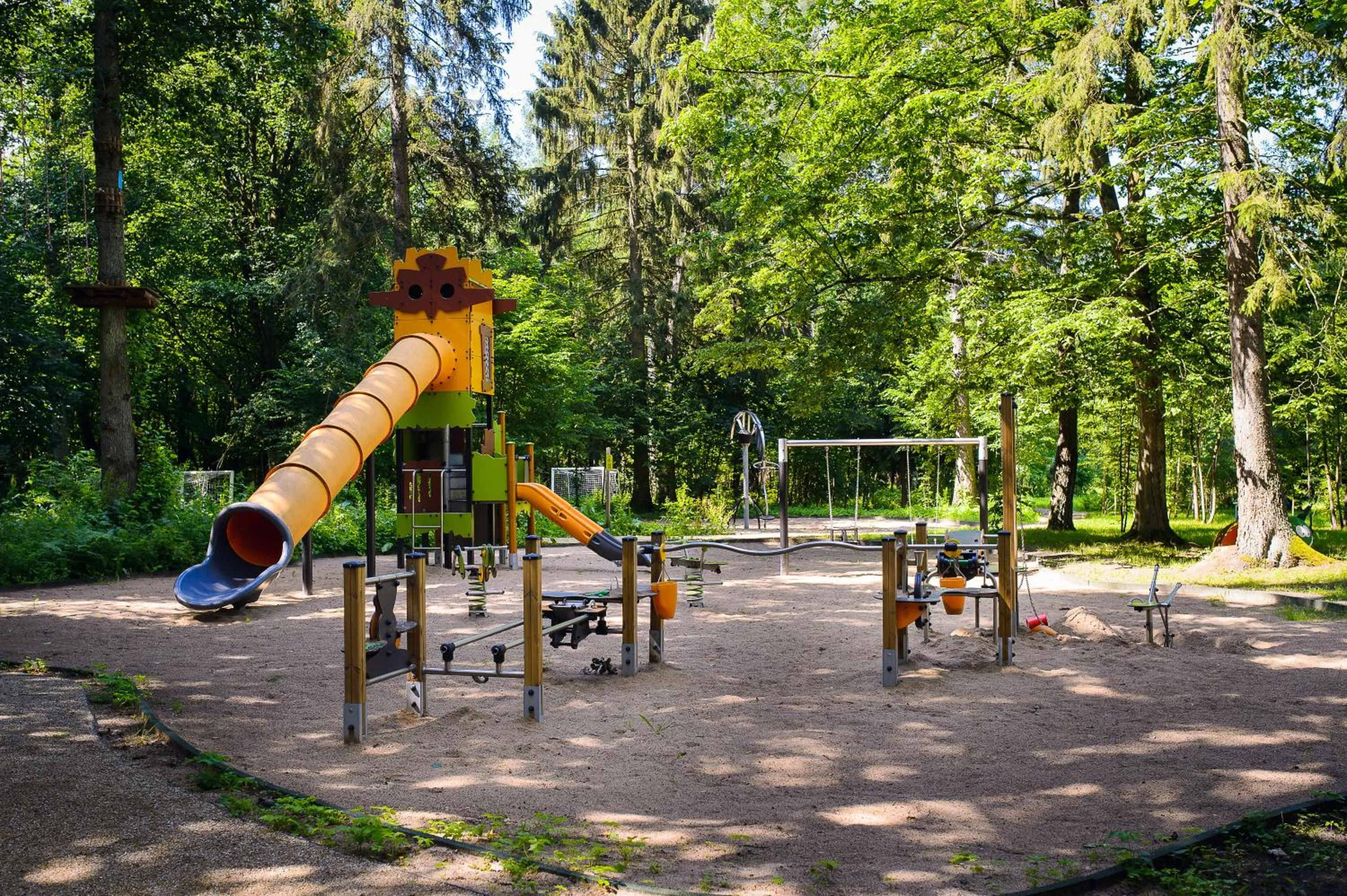 Children play ground in Enklawa Białowieska Forest & Spa