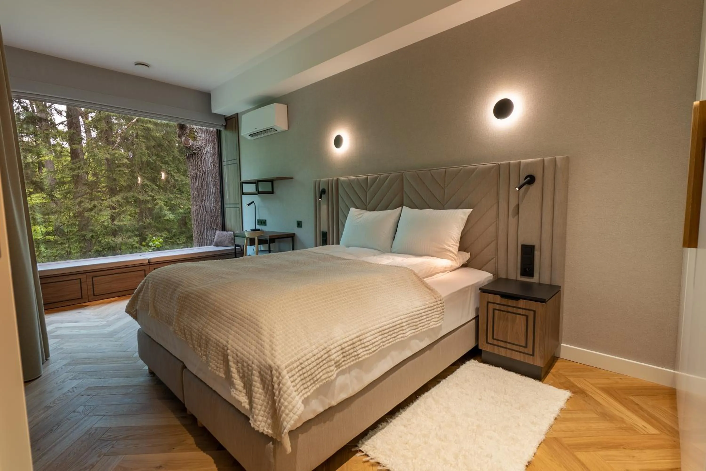 Bedroom, Bed in Enklawa Białowieska Forest & Spa