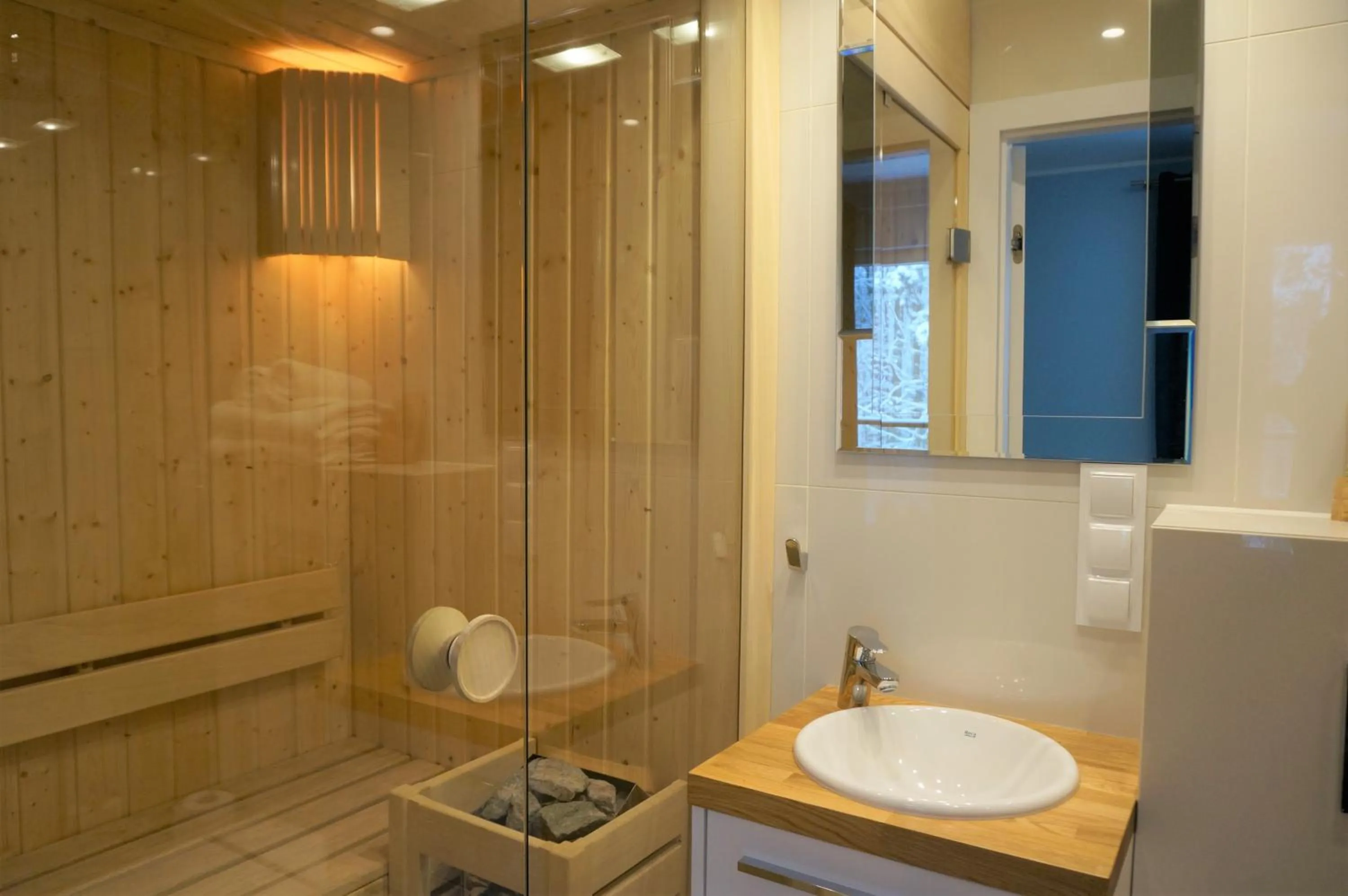 Bathroom in Enklawa Białowieska Forest & Spa