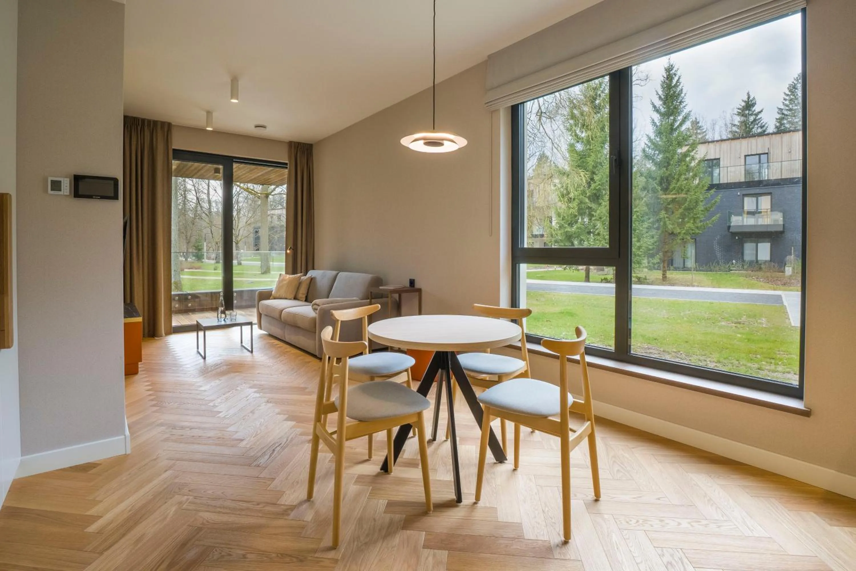 Living room in Enklawa Białowieska Forest & Spa