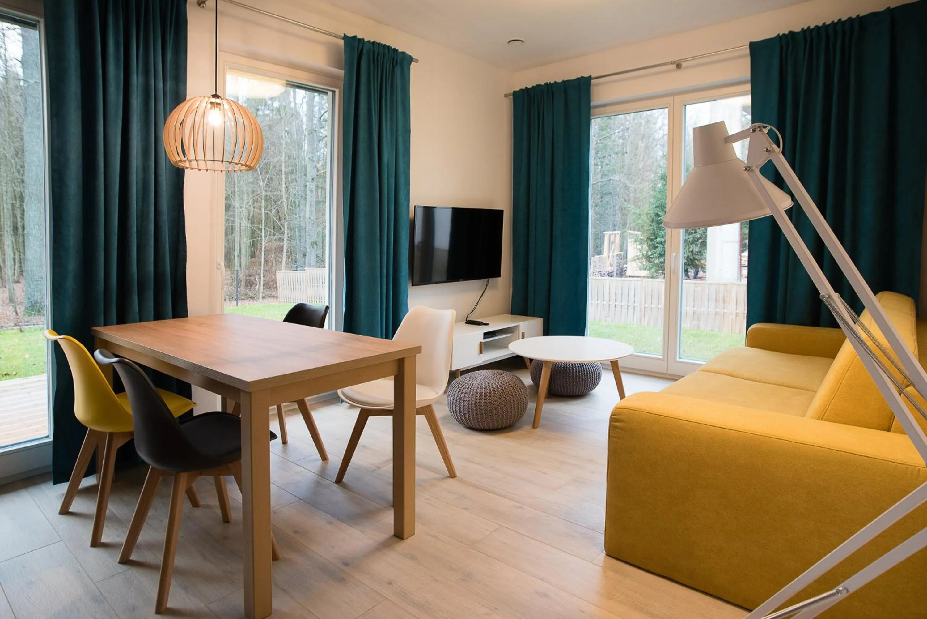 Living room in Enklawa Białowieska Forest & Spa