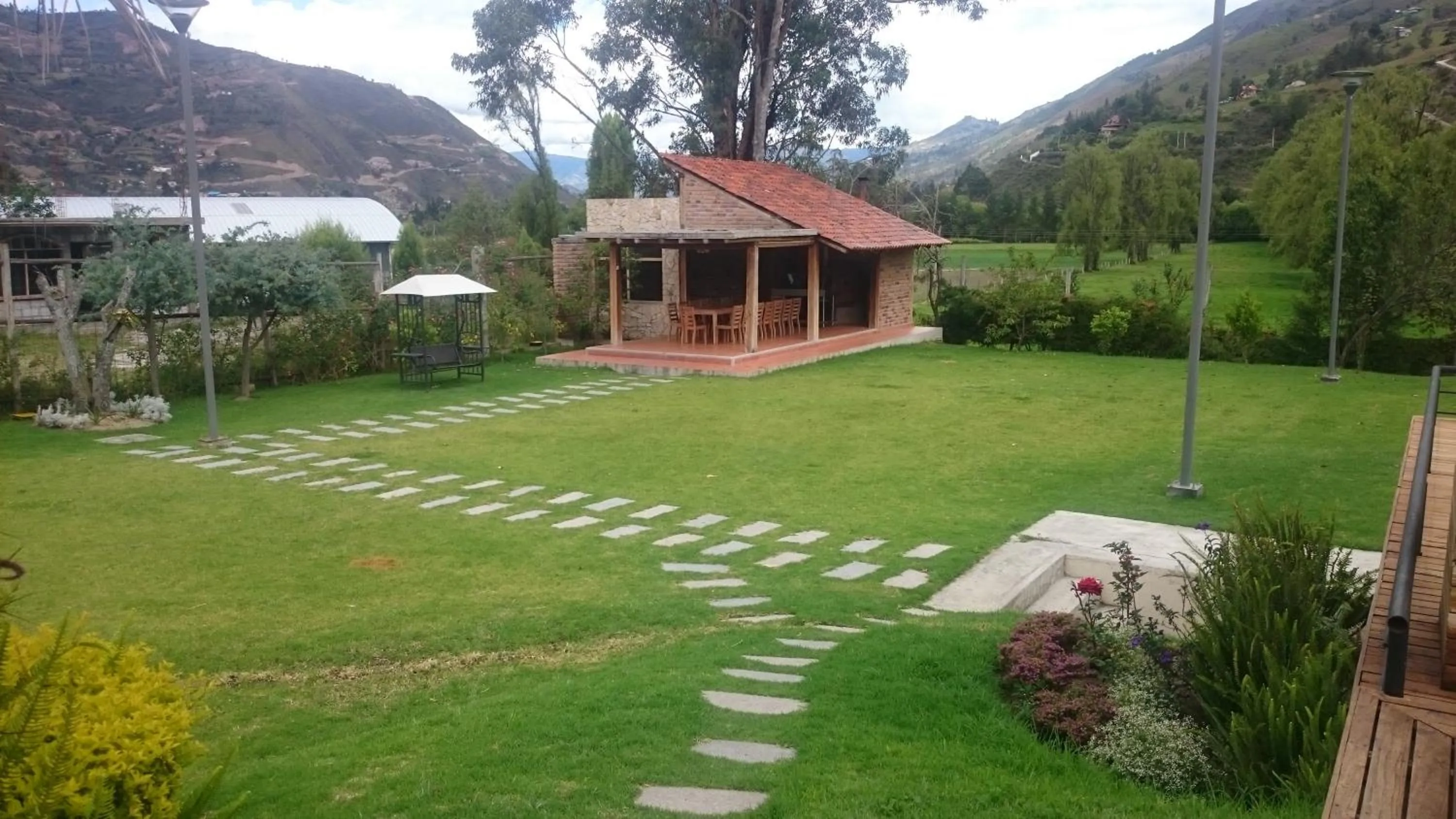 Garden in Hosteria Arhaná