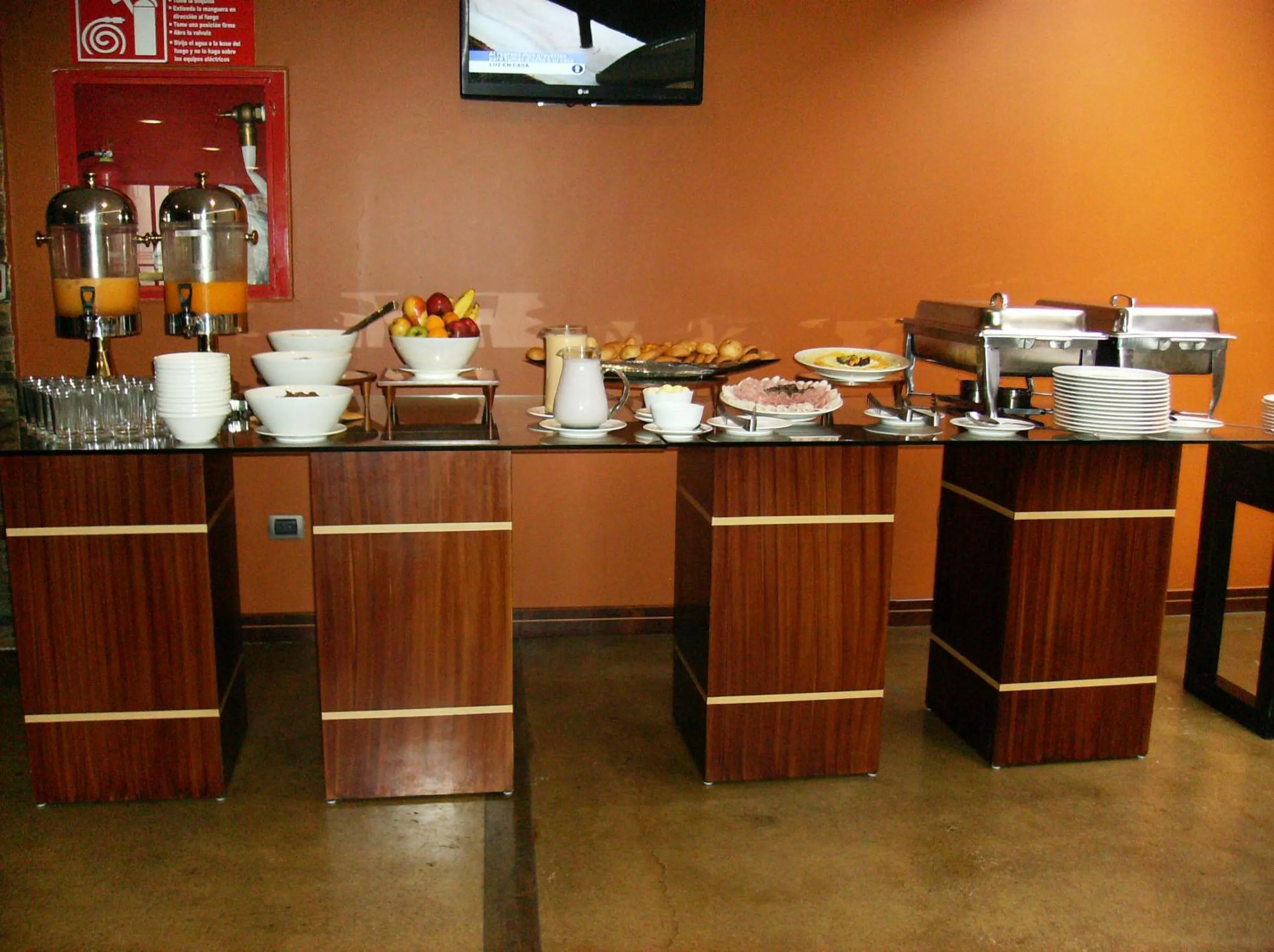 Breakfast in Hosteria Arhaná