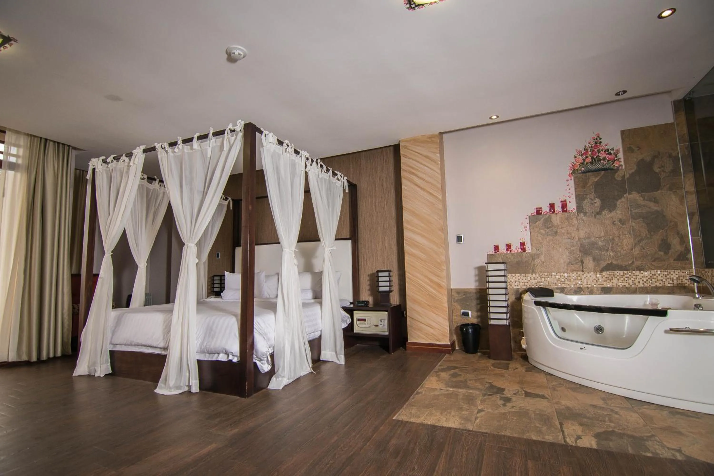 Photo of the whole room, Bed in Hosteria Arhaná