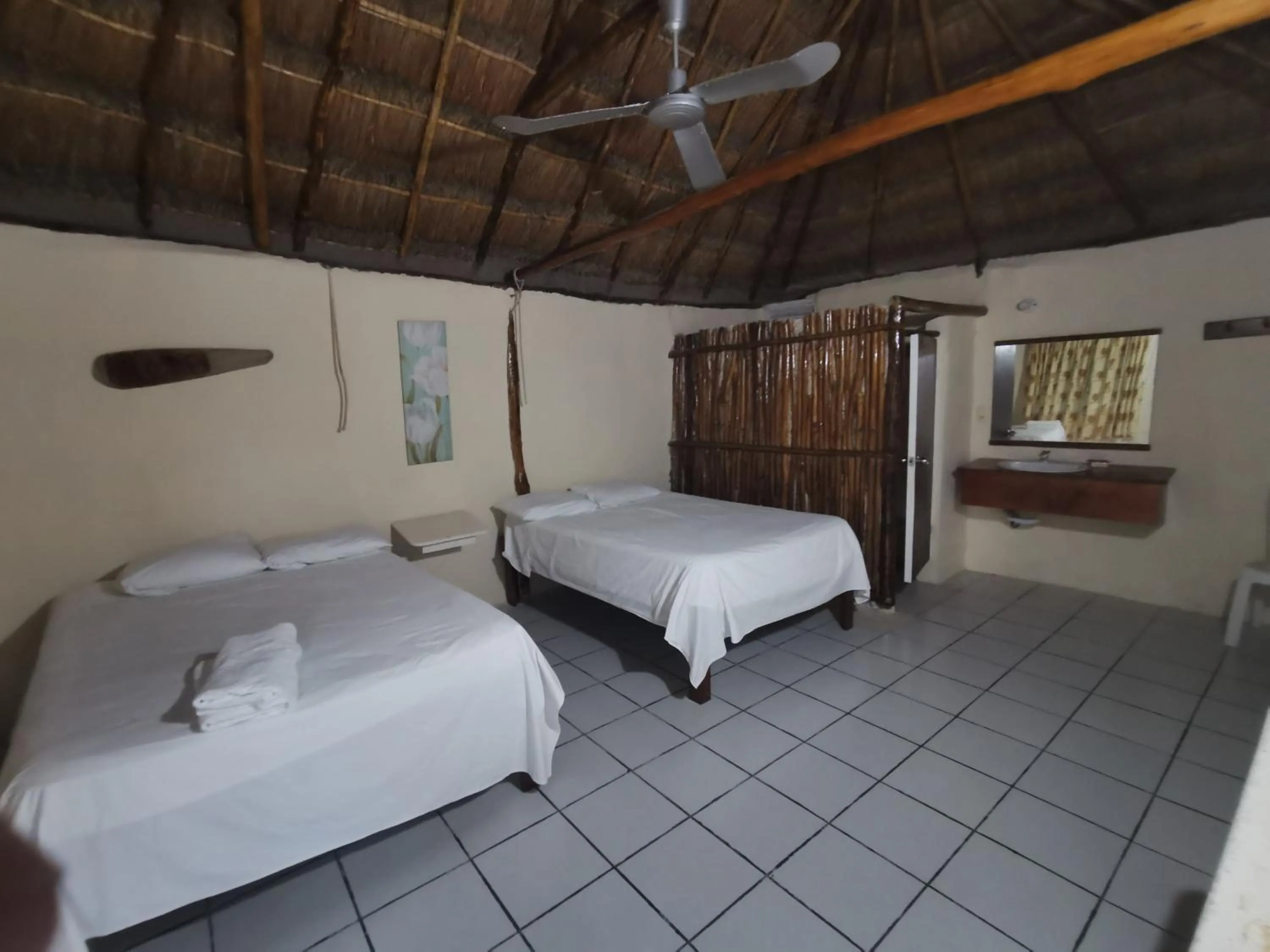 Bed in Las Cabañas del Doctor