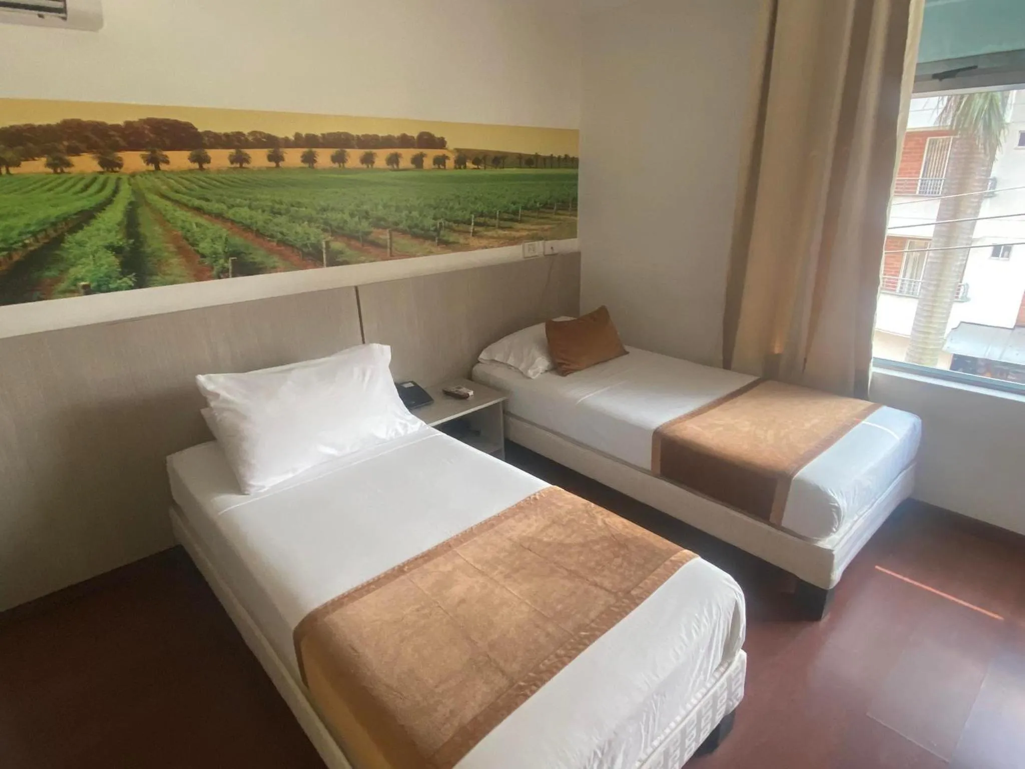 Bed in Hotel Portón Sabaneta