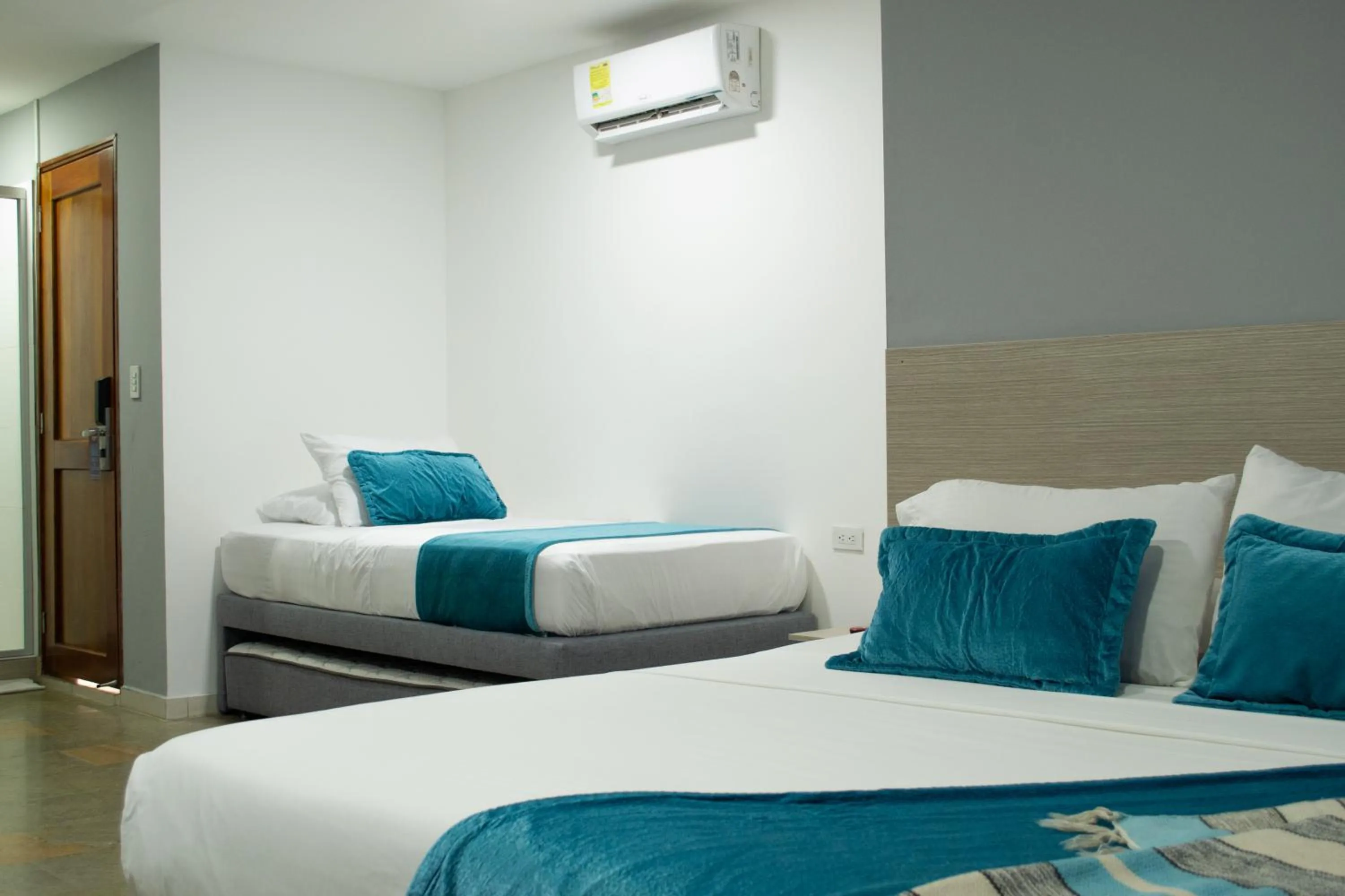 Bed in Hotel Portón Sabaneta