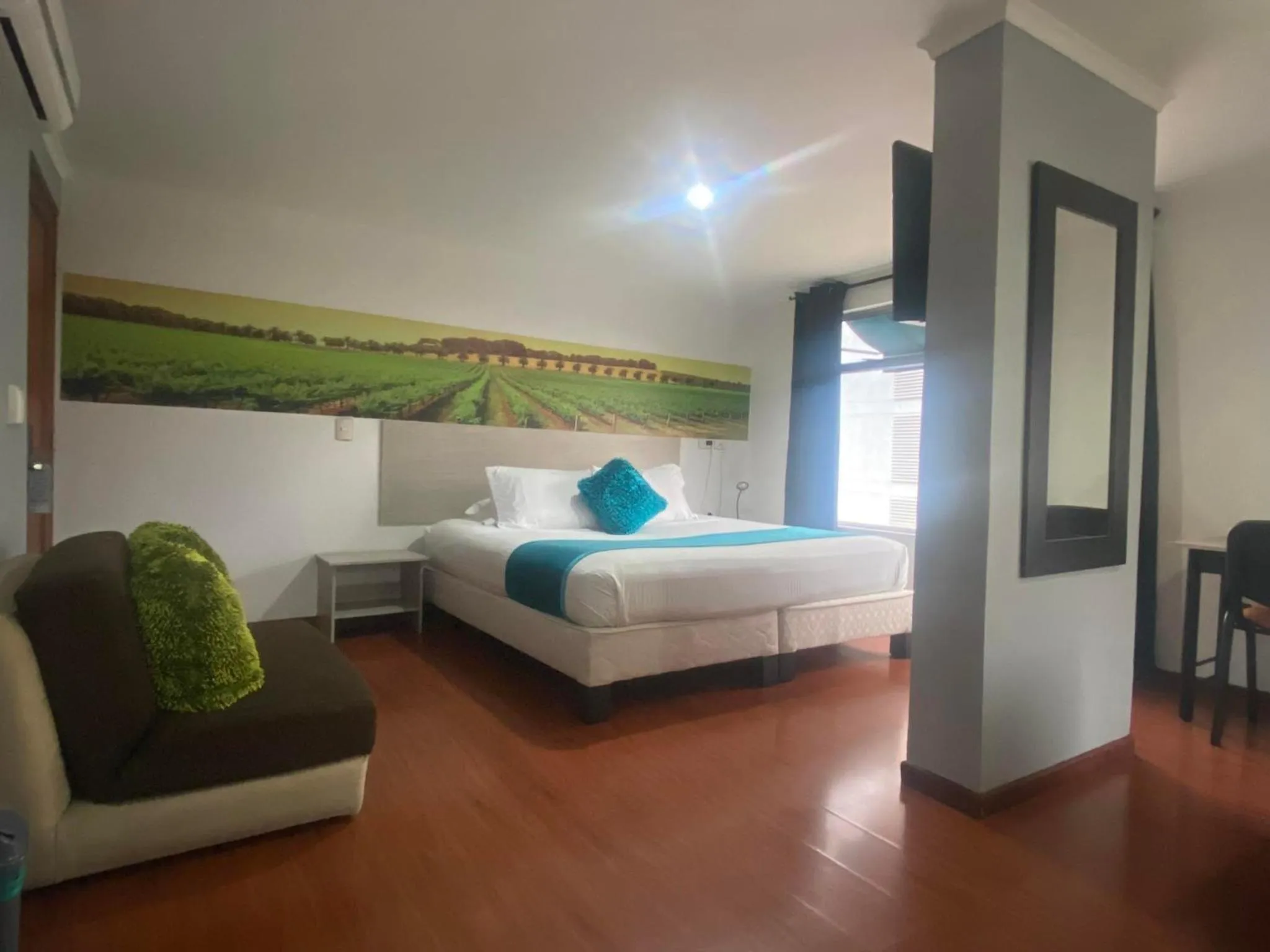 Bed in Hotel Portón Sabaneta