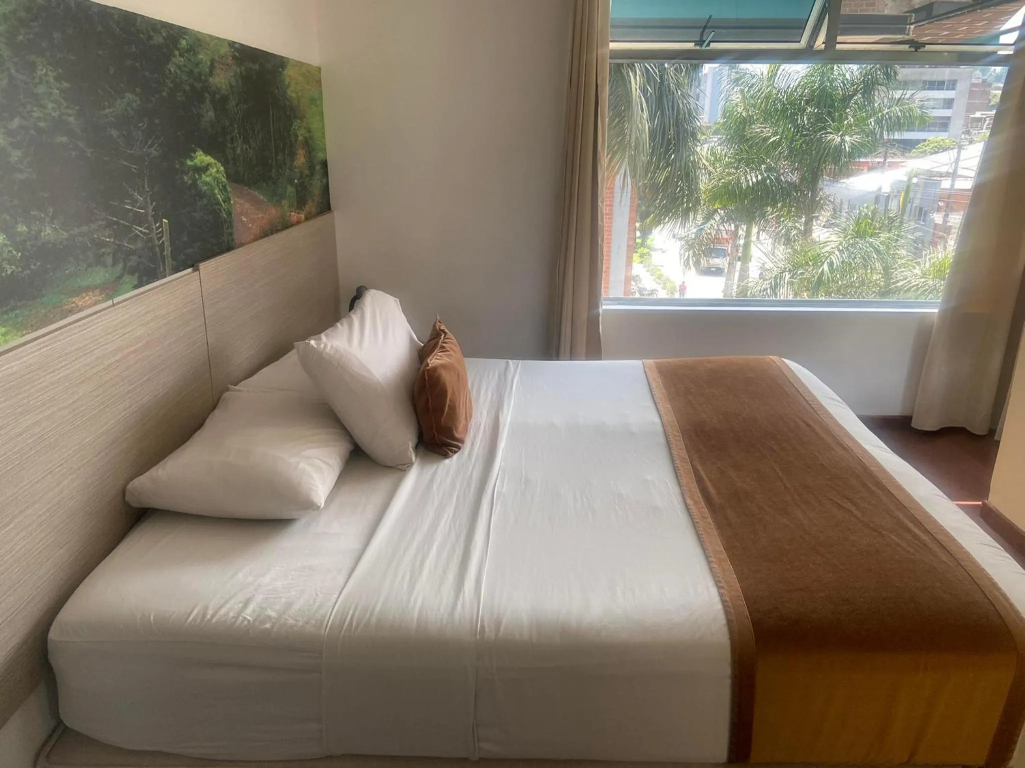 Bed in Hotel Portón Sabaneta