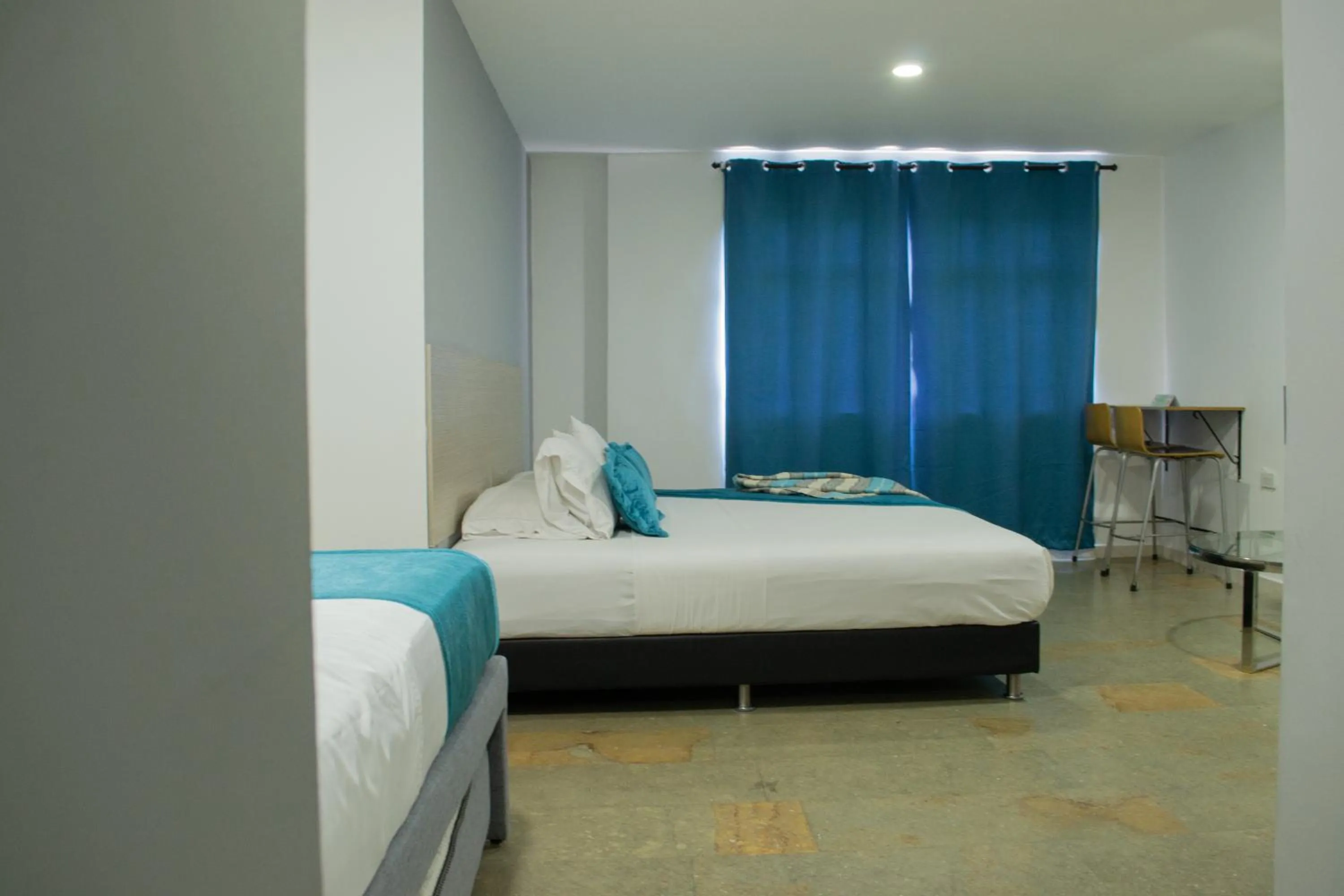 Bed in Hotel Portón Sabaneta