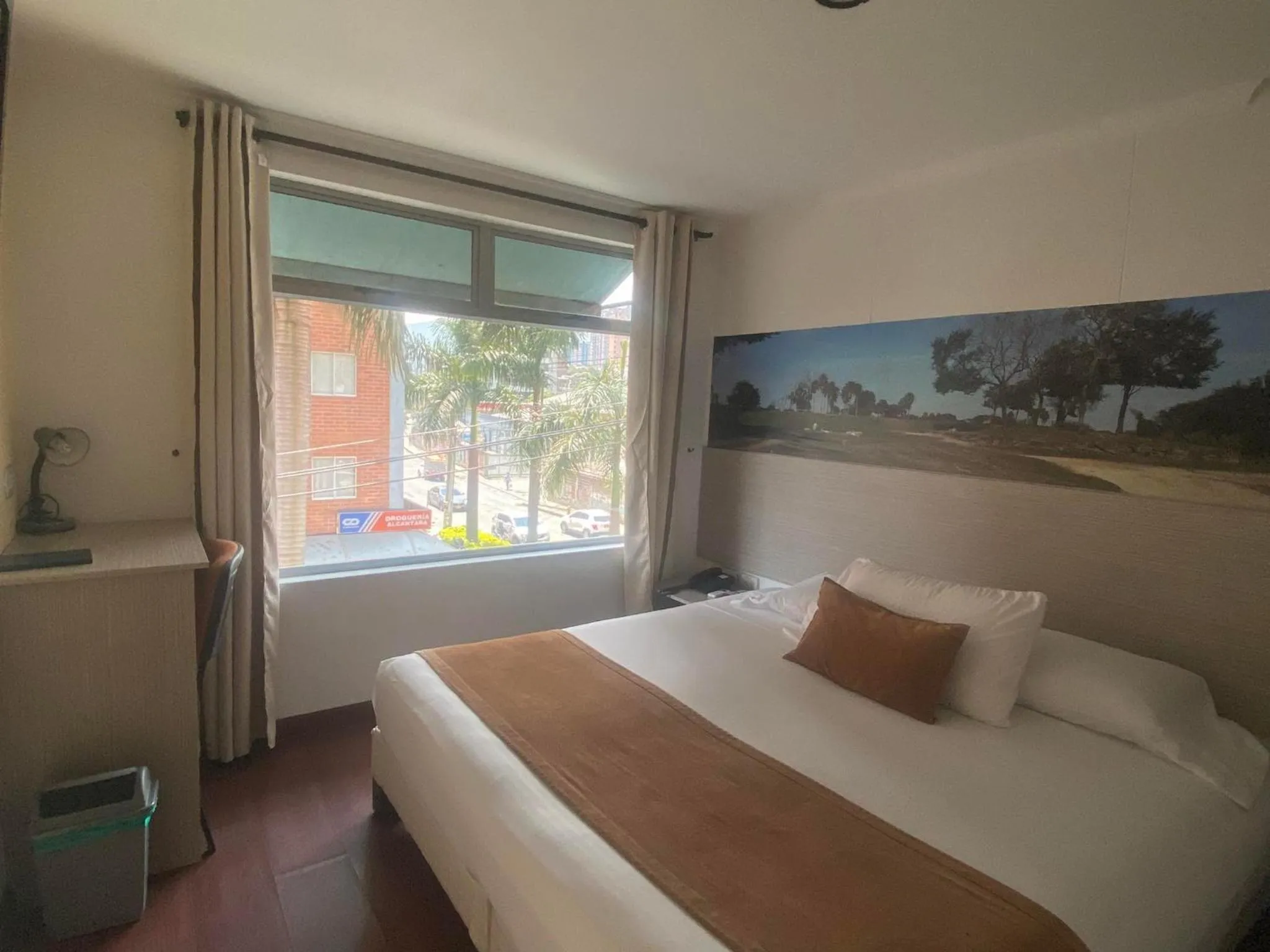 Bed in Hotel Portón Sabaneta