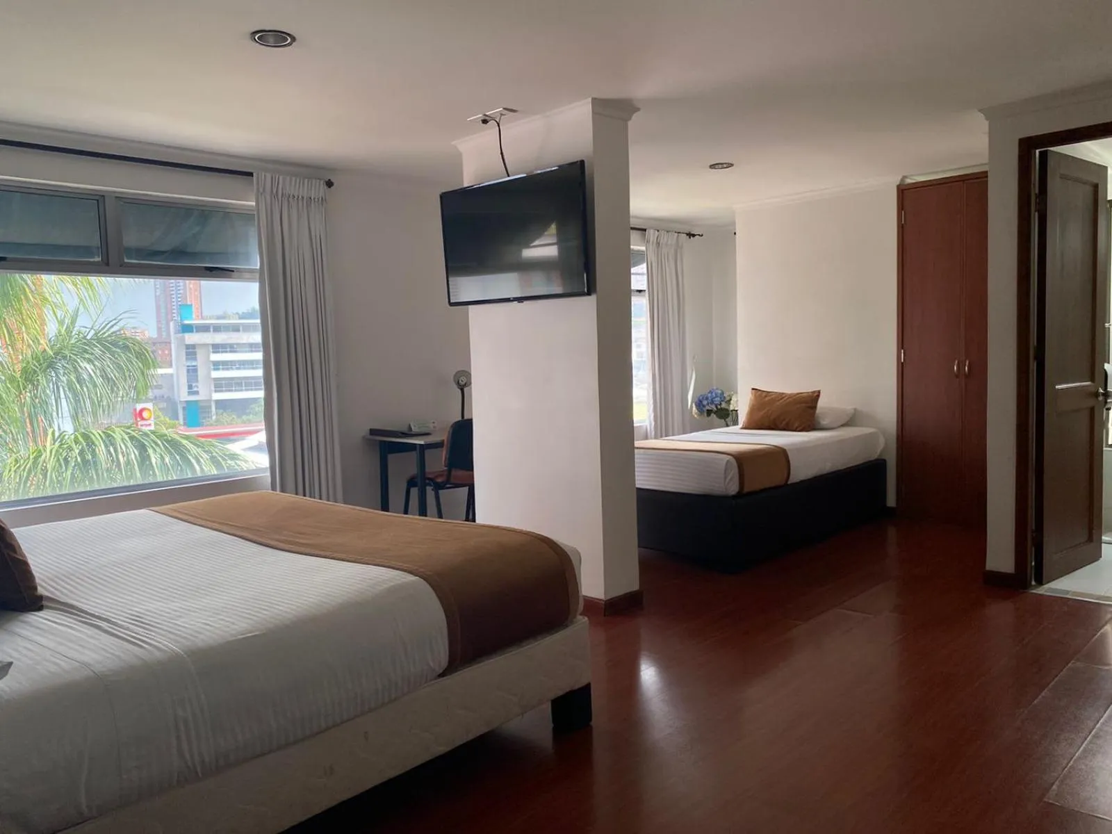 Bed in Hotel Portón Sabaneta