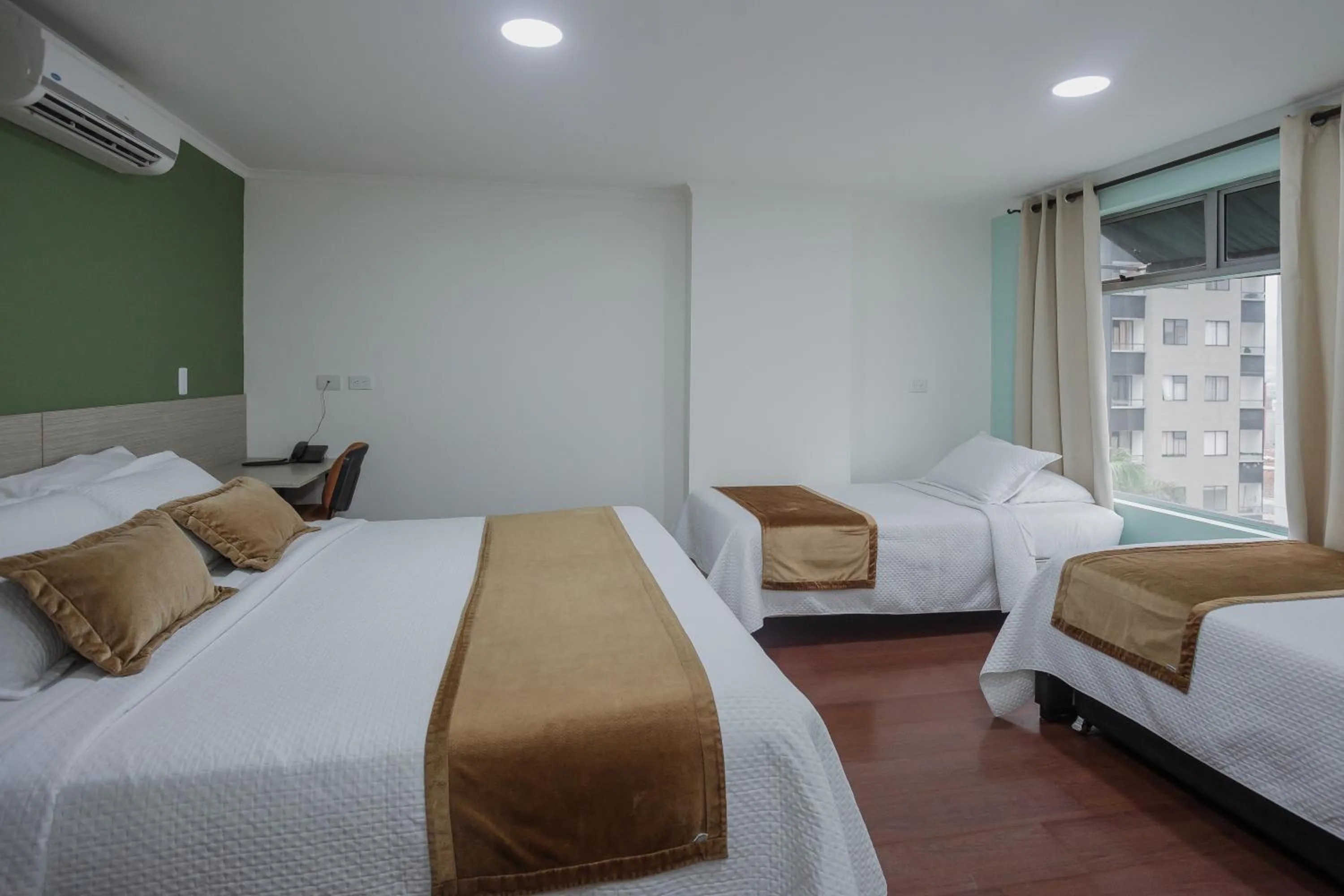 Bed in Hotel Portón Sabaneta