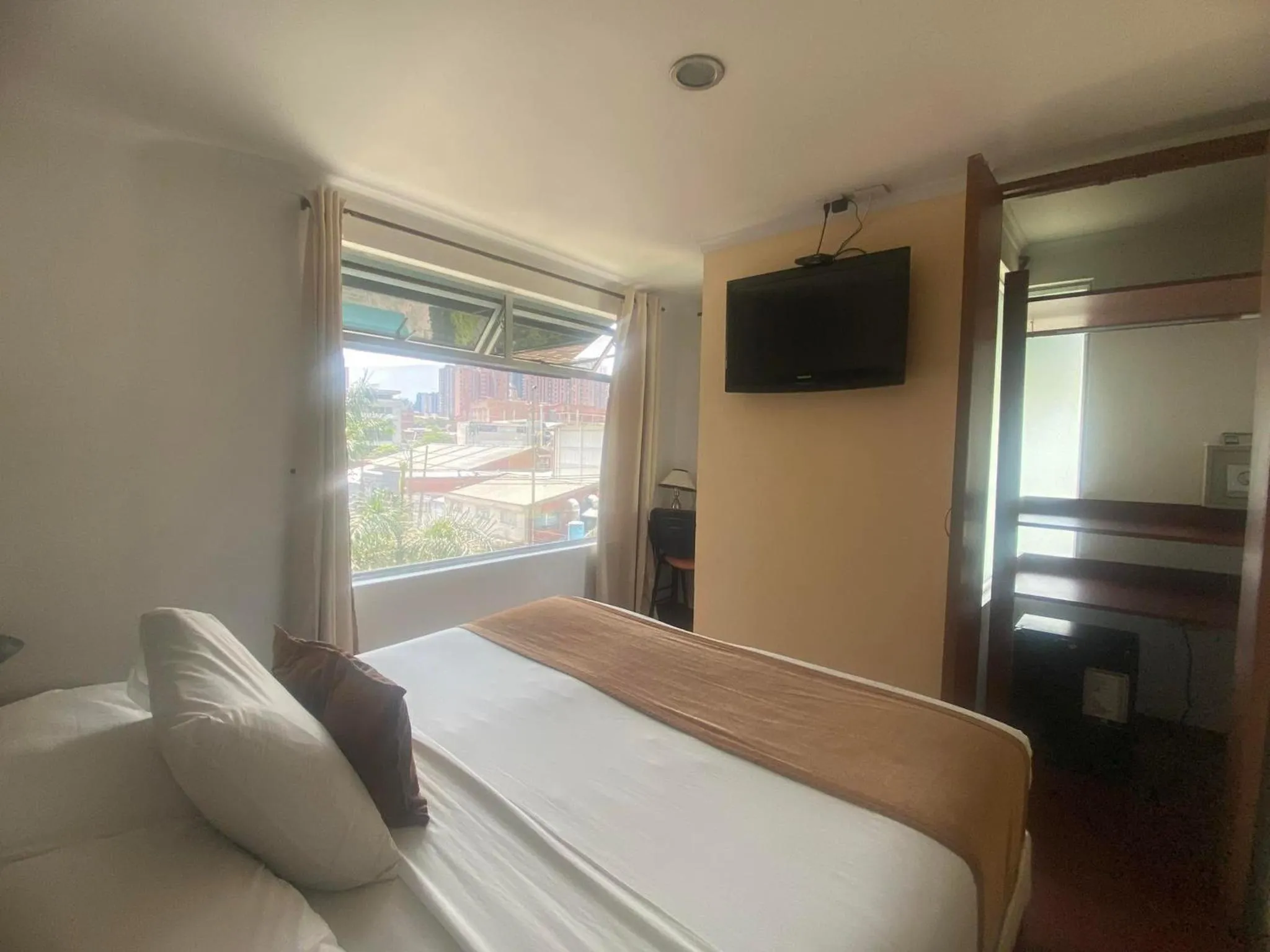 Bed in Hotel Portón Sabaneta