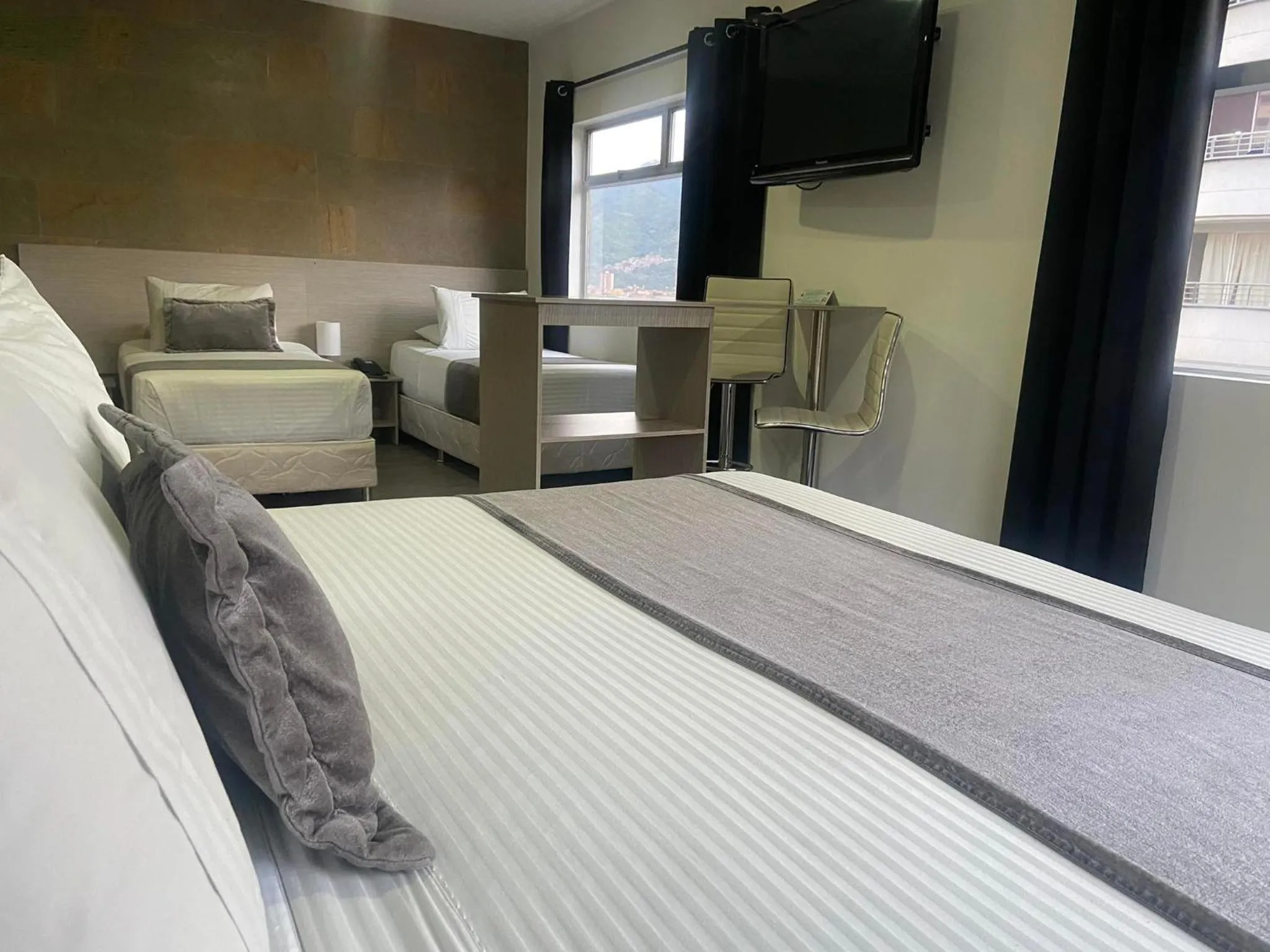 Bed in Hotel Portón Sabaneta