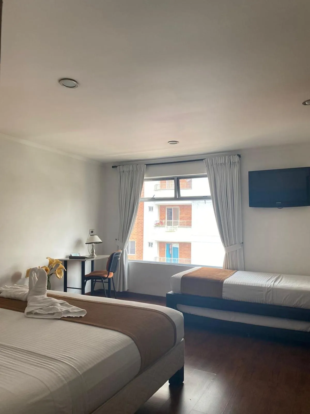 Bed in Hotel Portón Sabaneta