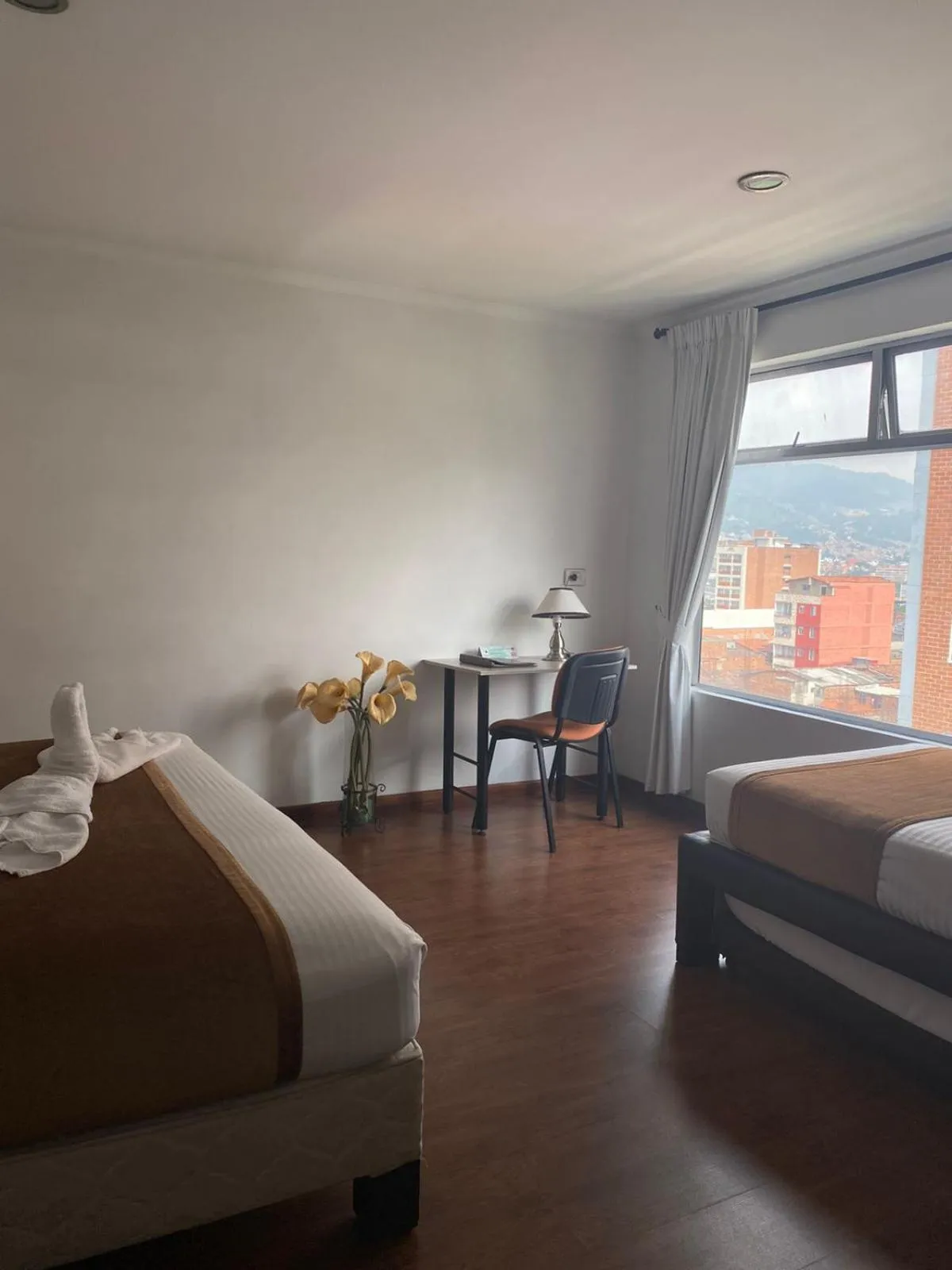 Bed in Hotel Portón Sabaneta