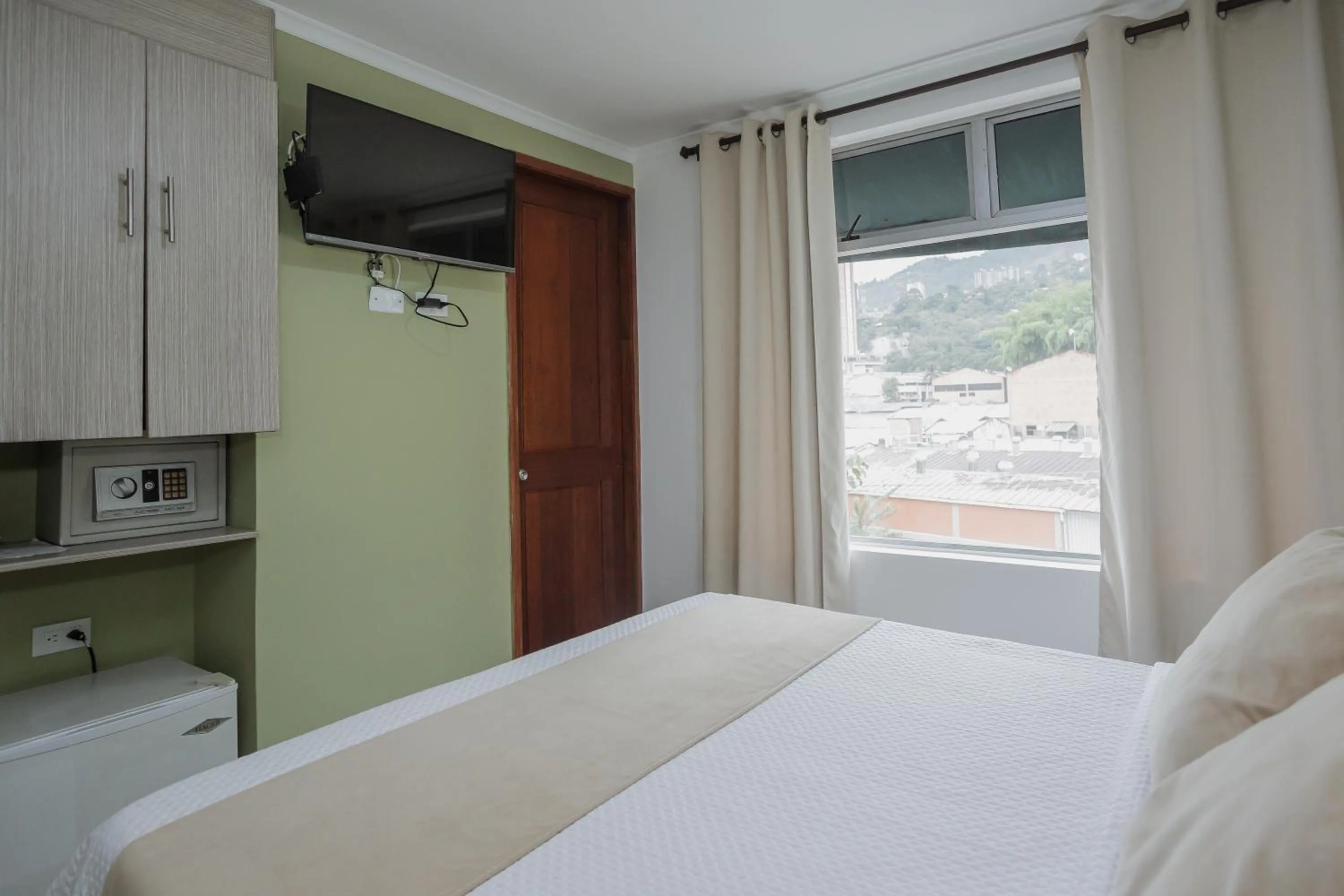 Bed in Hotel Portón Sabaneta