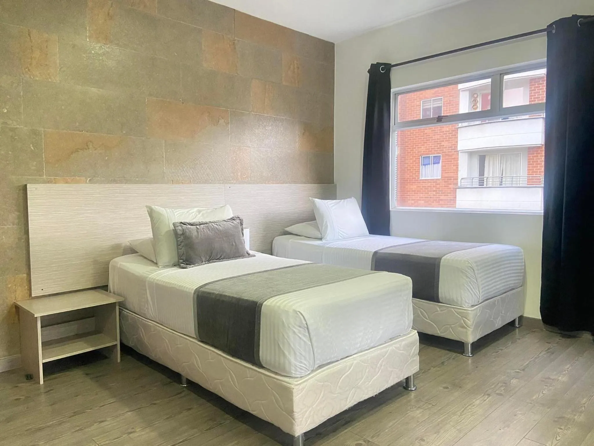 Bed in Hotel Portón Sabaneta