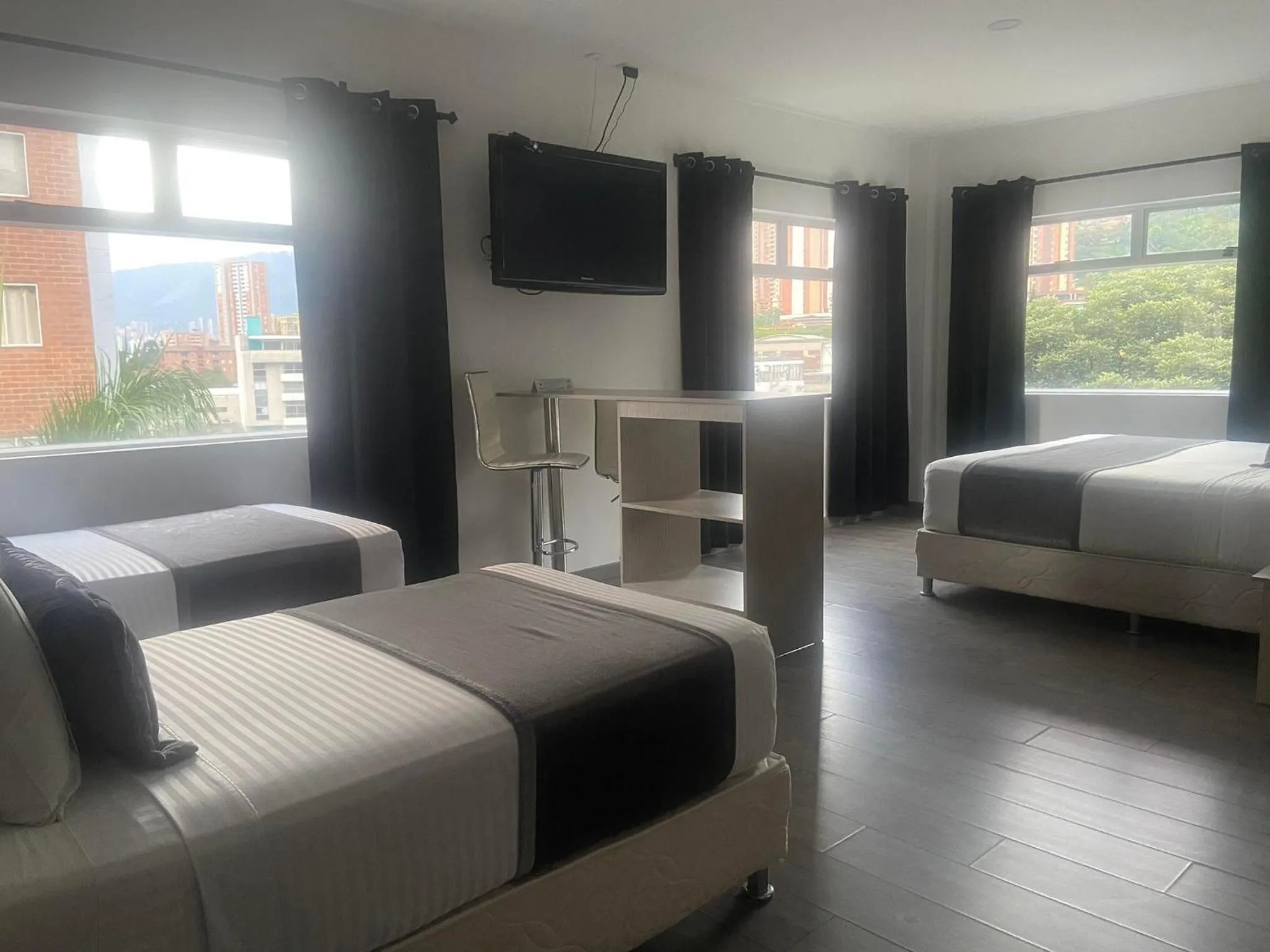 Bed in Hotel Portón Sabaneta