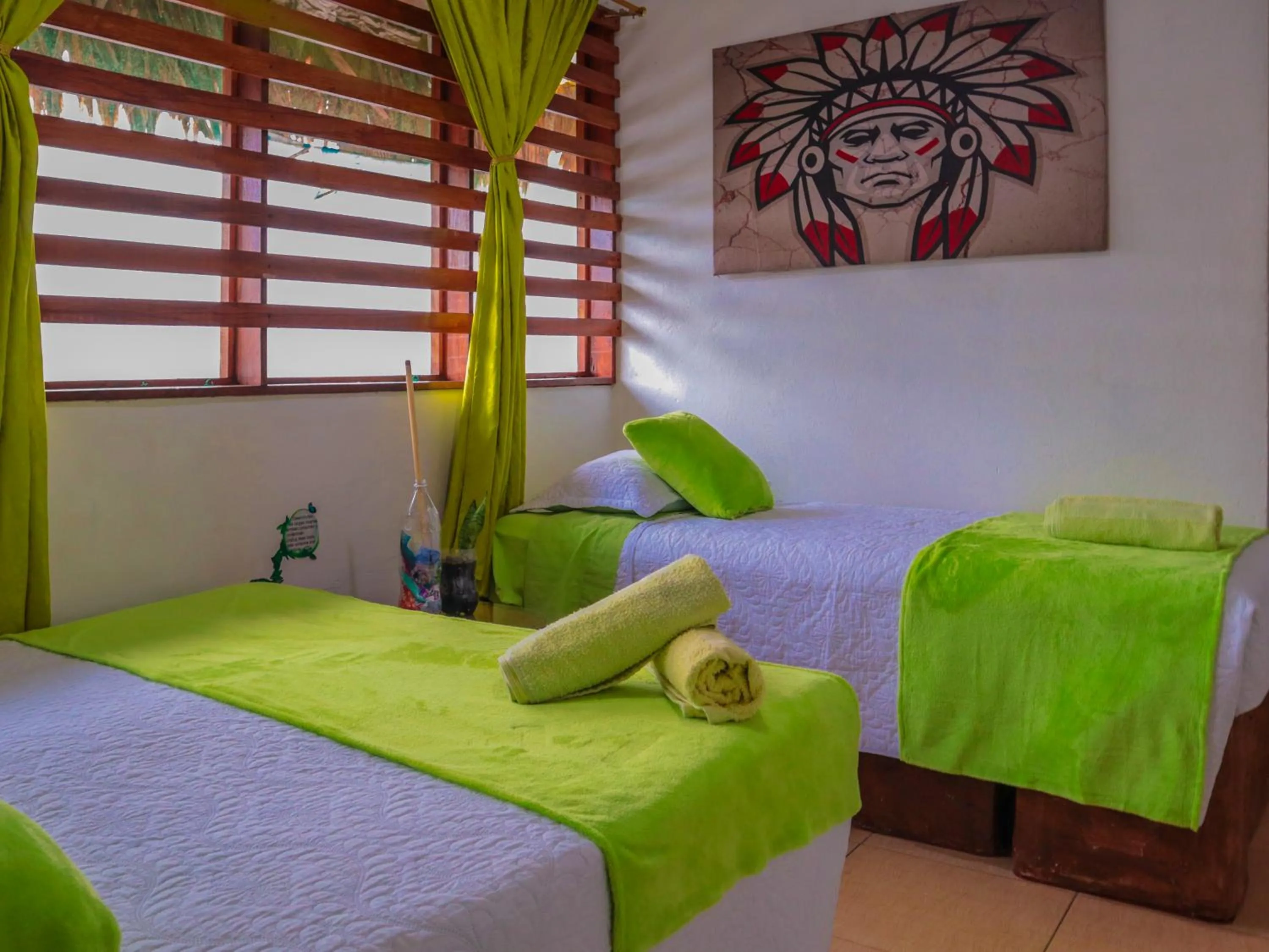 Bed in Eco Hotel El Refugio Boutique