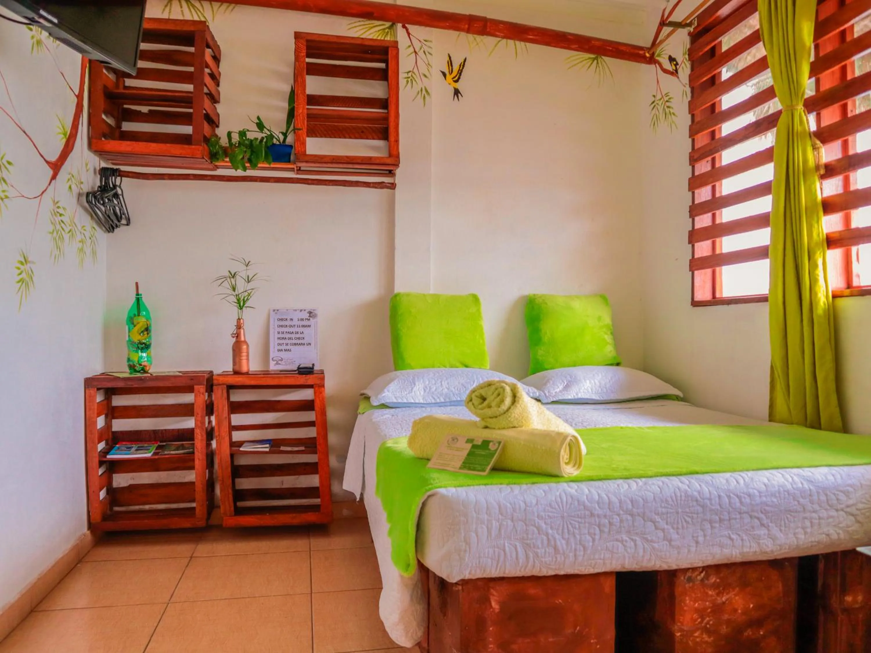 Bed in Eco Hotel El Refugio Boutique