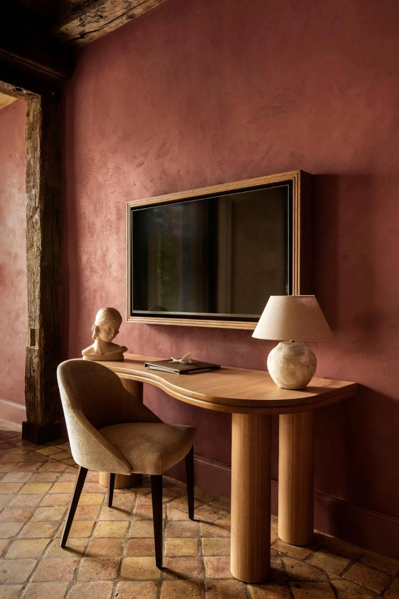 Bedroom in Relais Bernard Loiseau