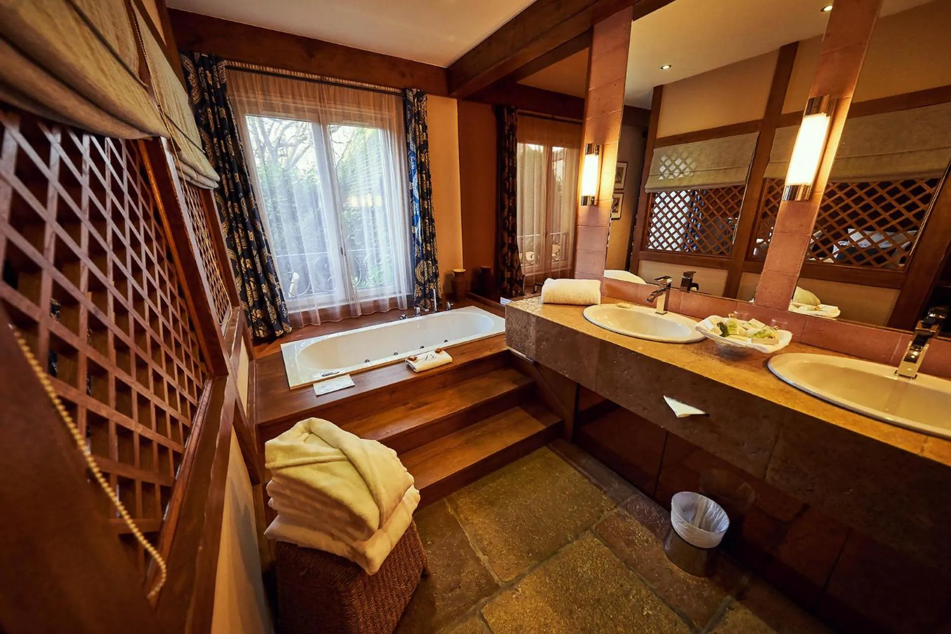 Bathroom in Relais Bernard Loiseau