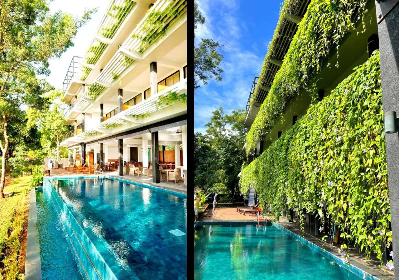 Pool view in The Lake Forest Hotel