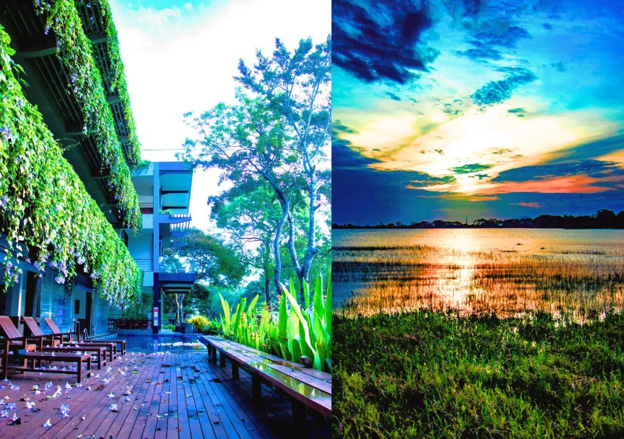 Pool view in The Lake Forest Hotel