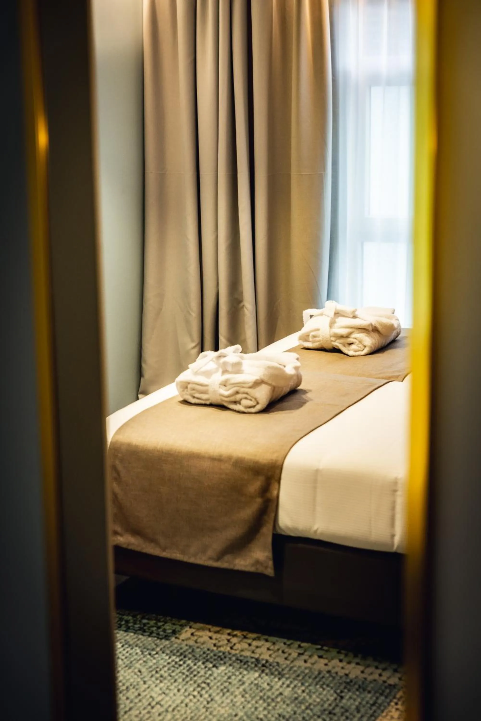 Decorative detail, Bed in Hotel des Vosges BW Premier Collection