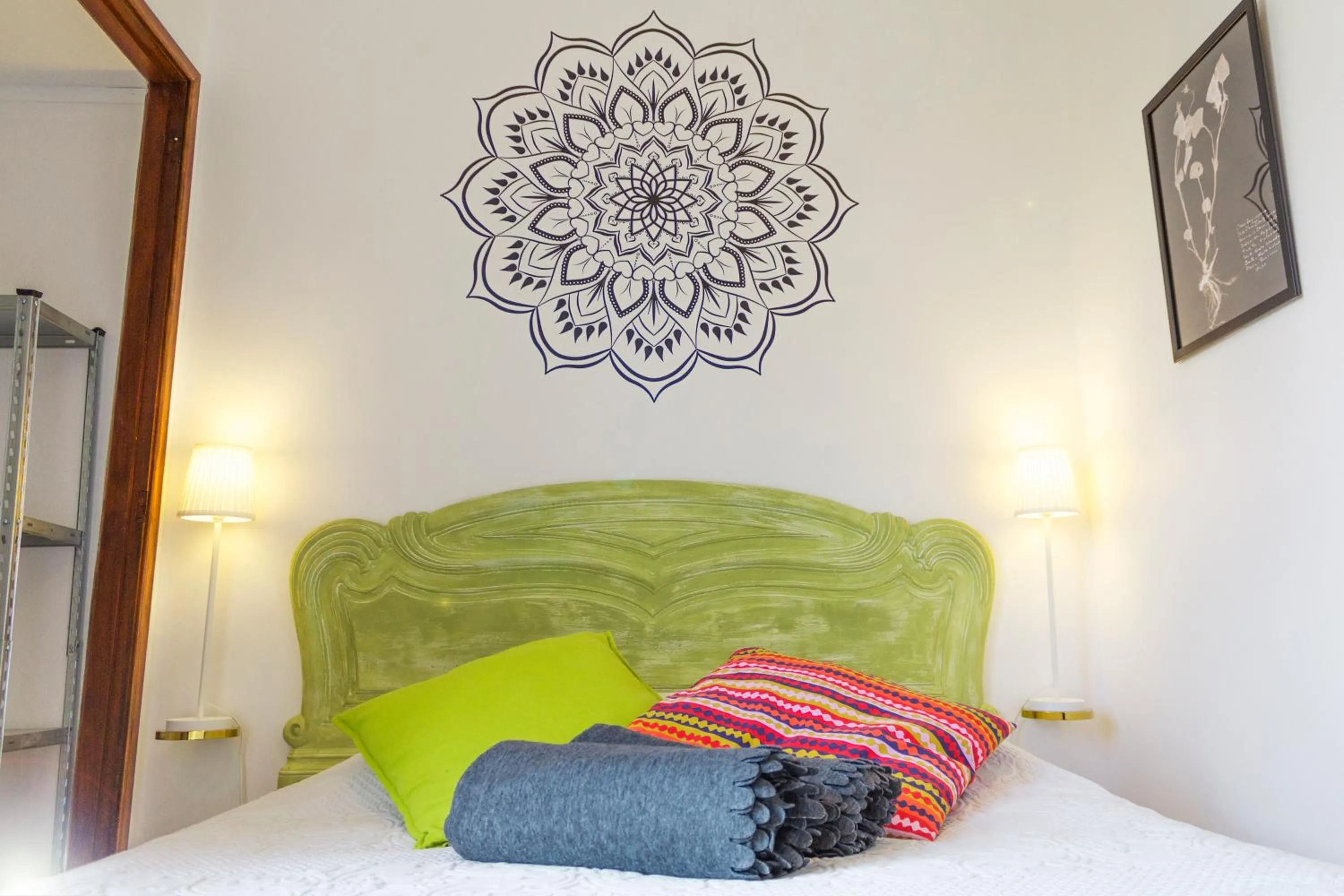 Bed in Paz & Amor Guest House - Peace & Love