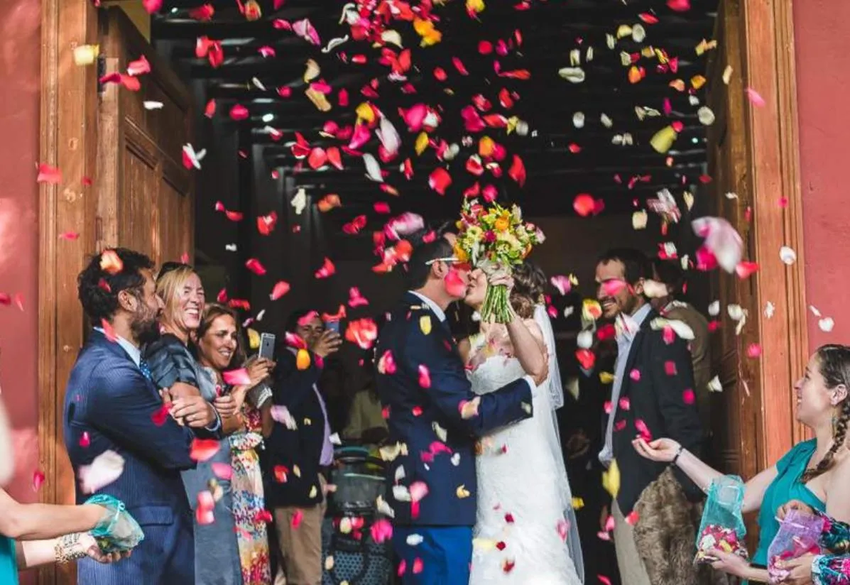 group of guests in Hacienda los Lingues Chile Valle de Colchagua