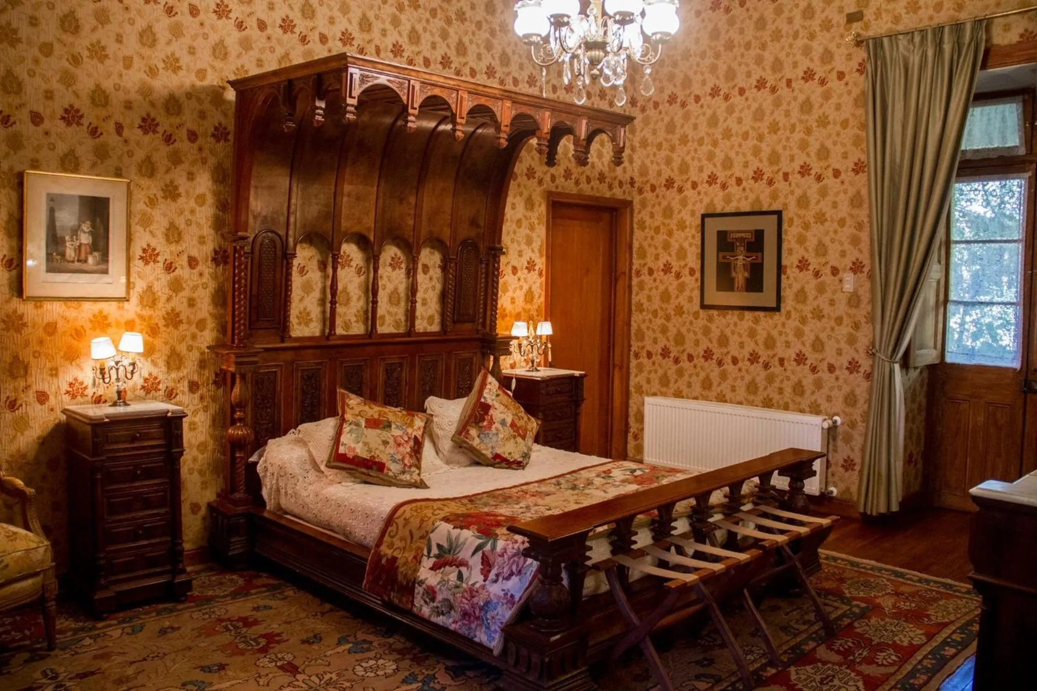 Bedroom, Bed in Hacienda los Lingues Chile Valle de Colchagua