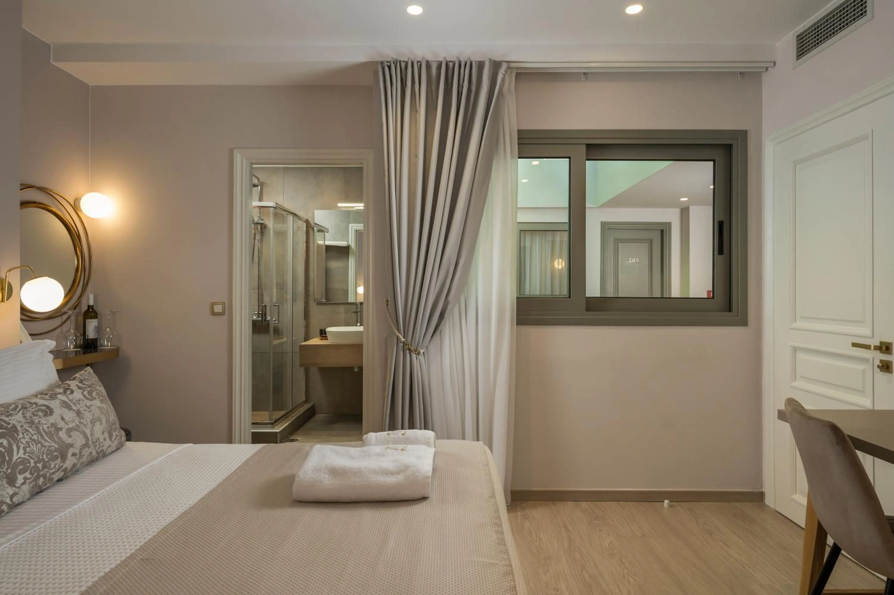 Bed in Plaza 1866 Superior City Rooms