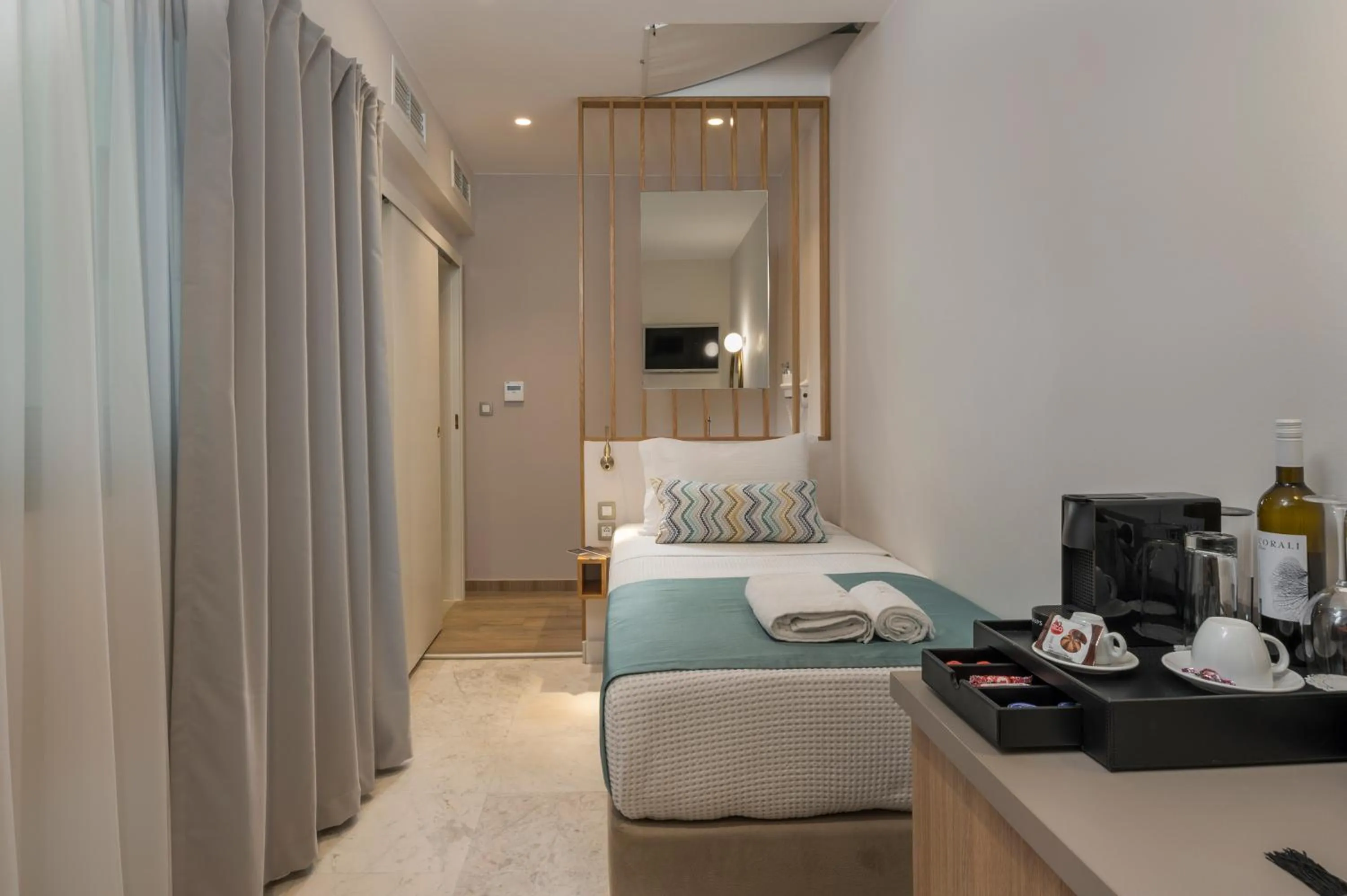 Bed in Plaza 1866 Superior City Rooms