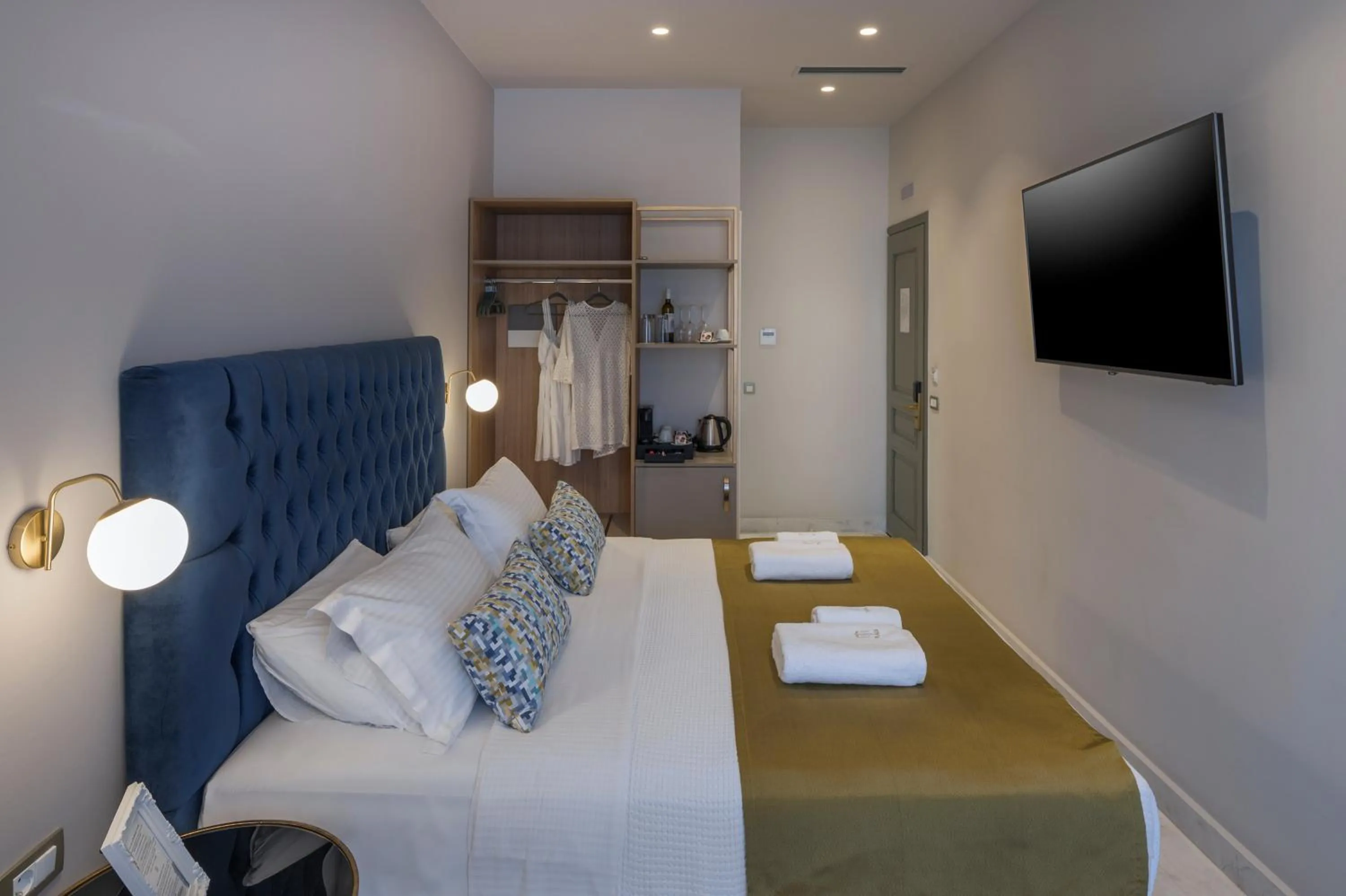 Bed in Plaza 1866 Superior City Rooms