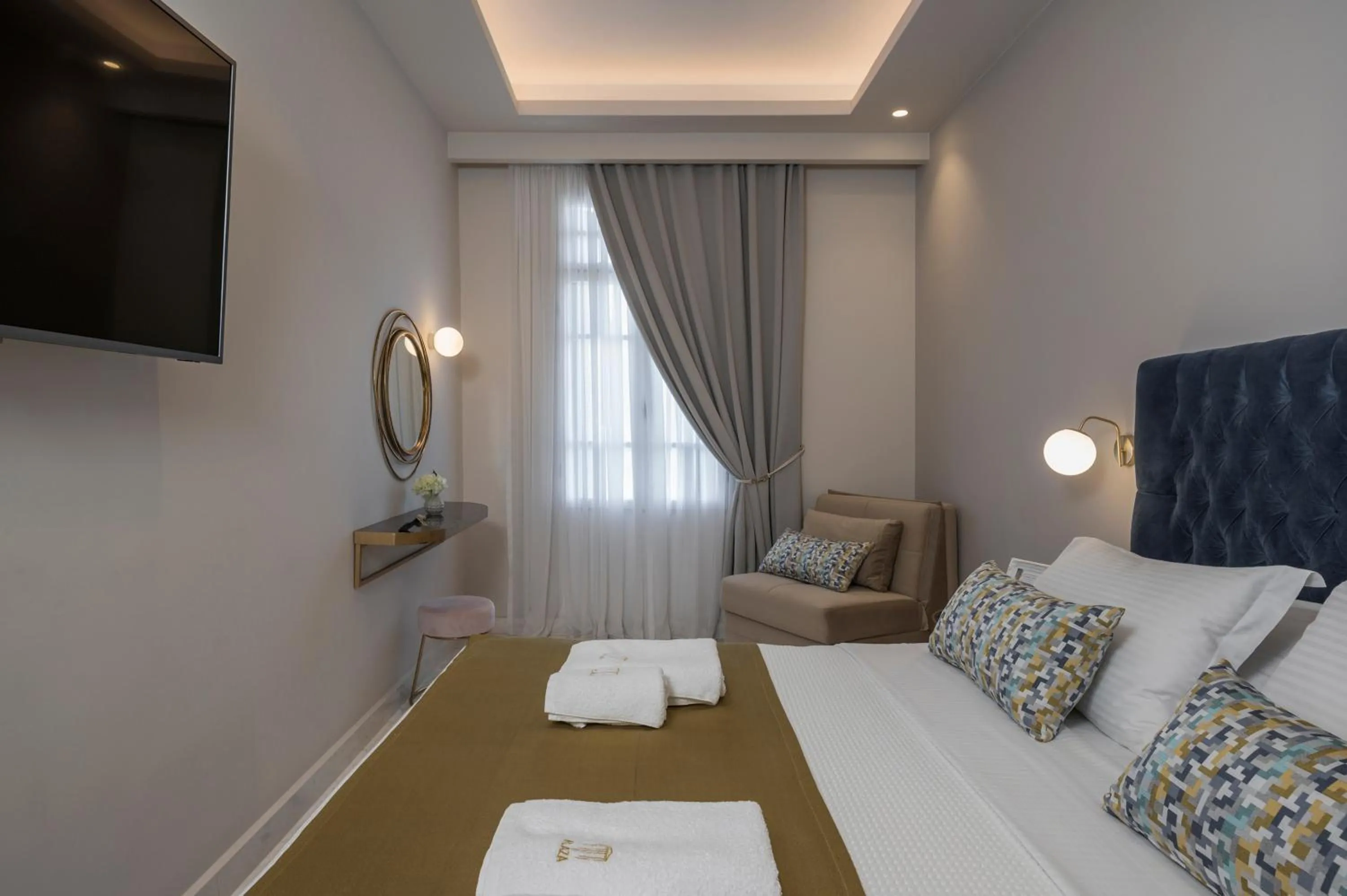 Bed in Plaza 1866 Superior City Rooms