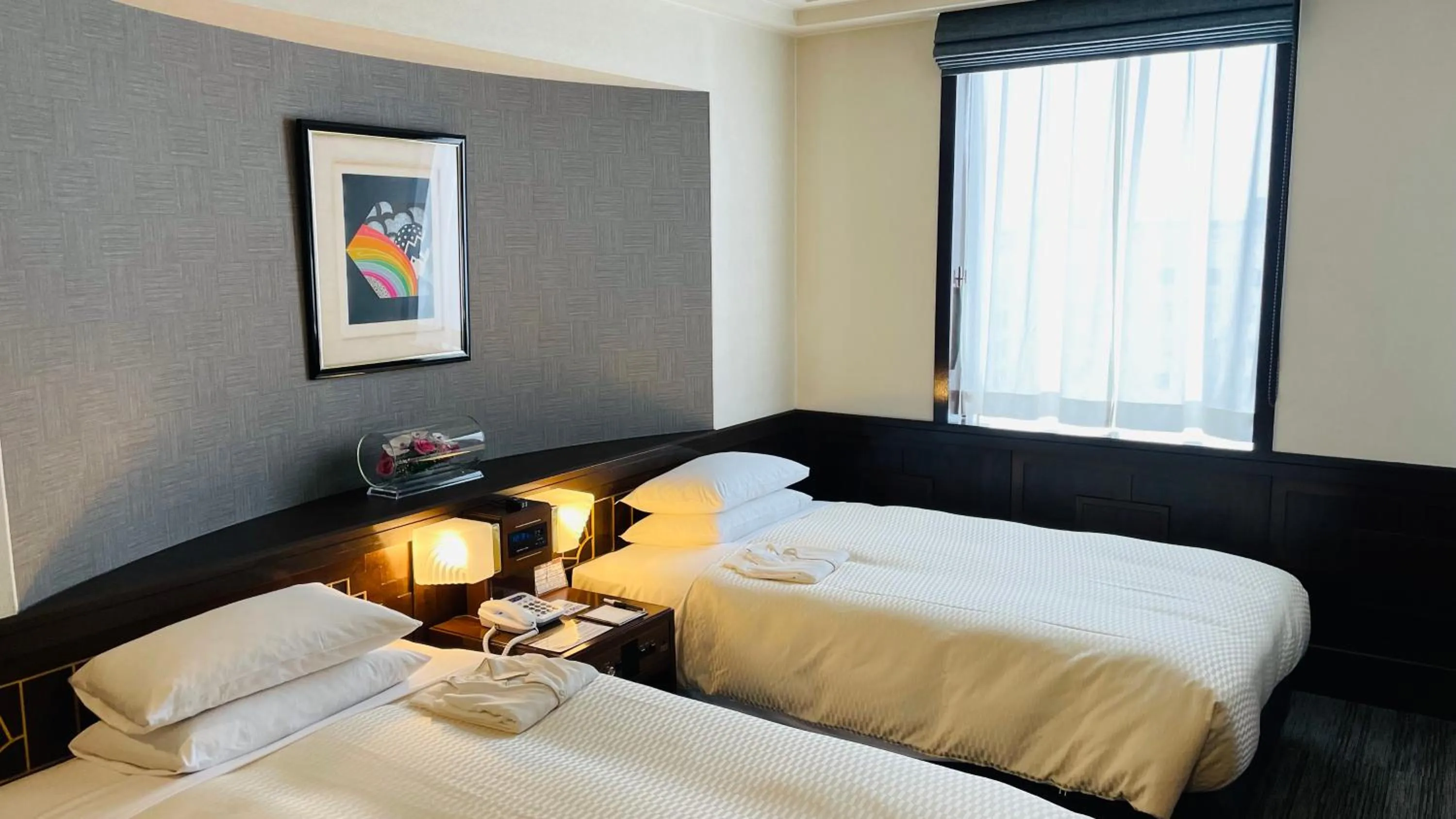 Bed in Hotel Clio Court Hakata