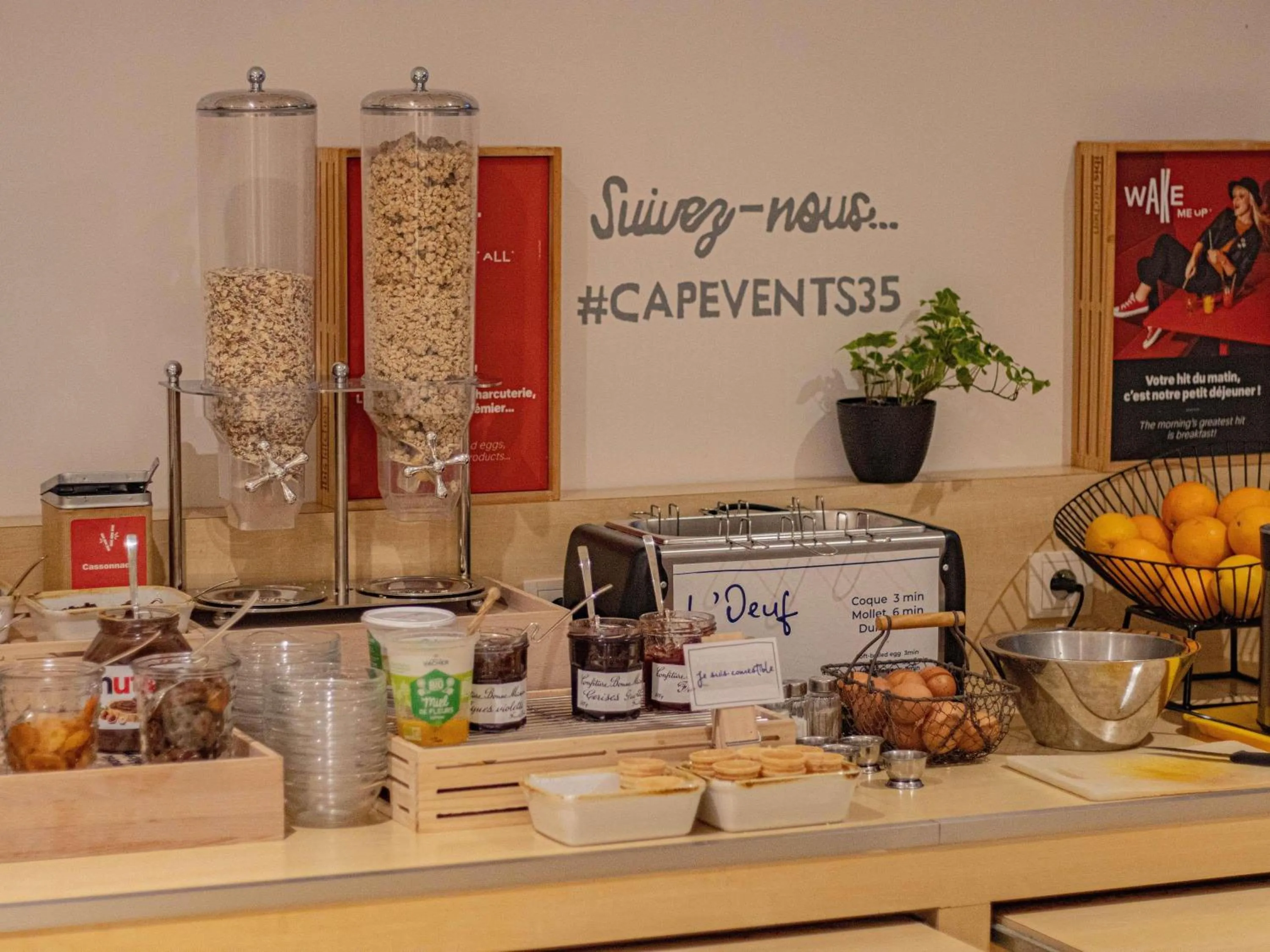 Breakfast in ibis Rennes Beaulieu