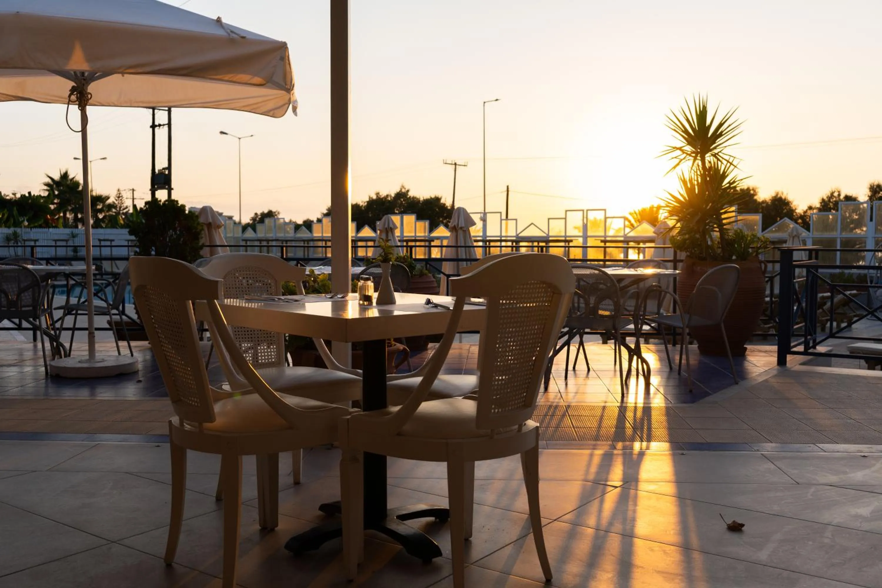Patio in Rethymno Mare Royal & Water Park