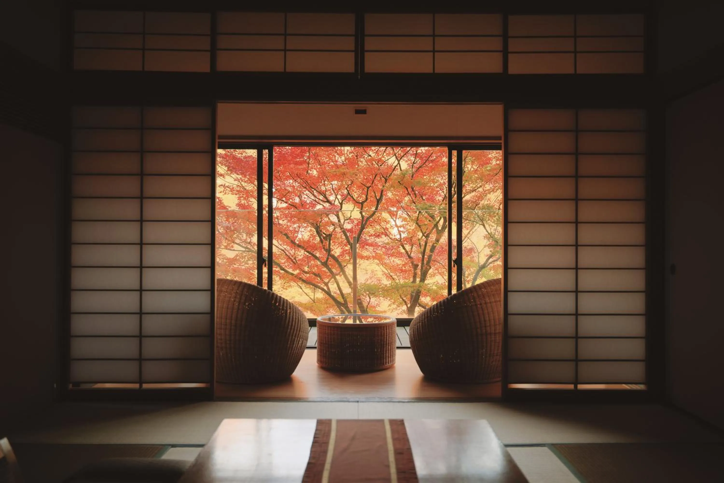 View (from property/room), Bed in Kanaya Hotel Kinugawa