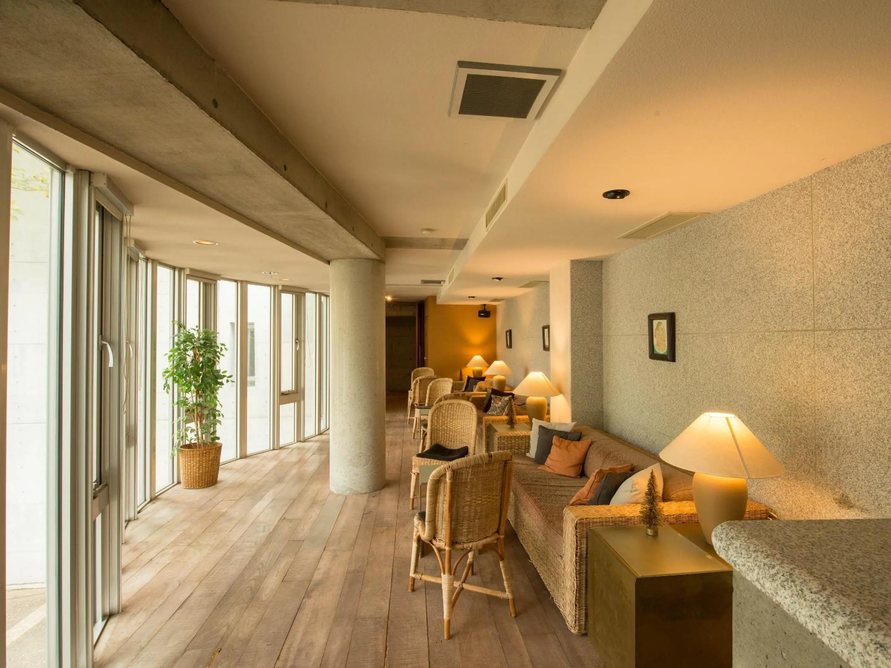 Lobby or reception in the Kinta Naeba