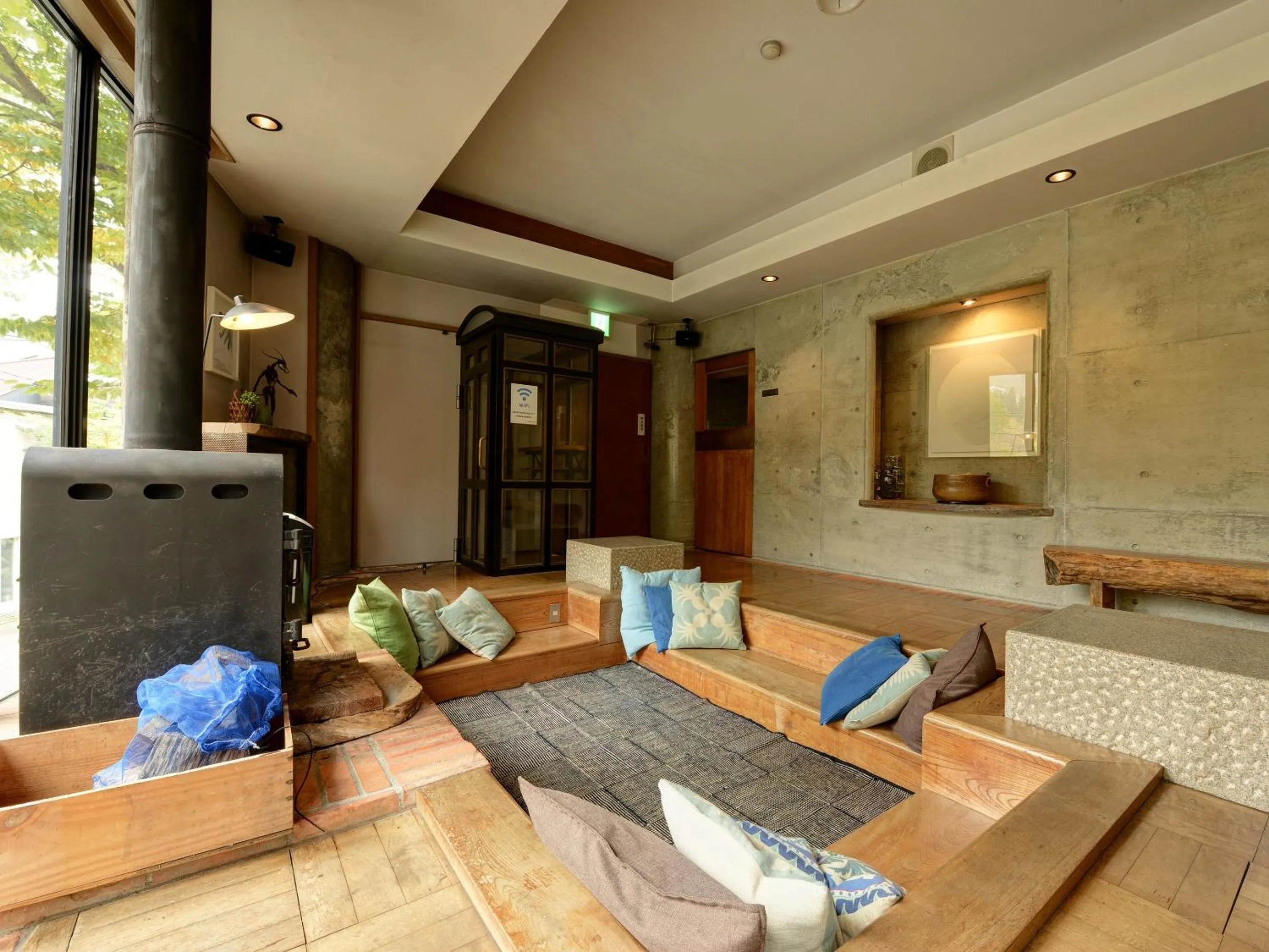 Lobby or reception in the Kinta Naeba